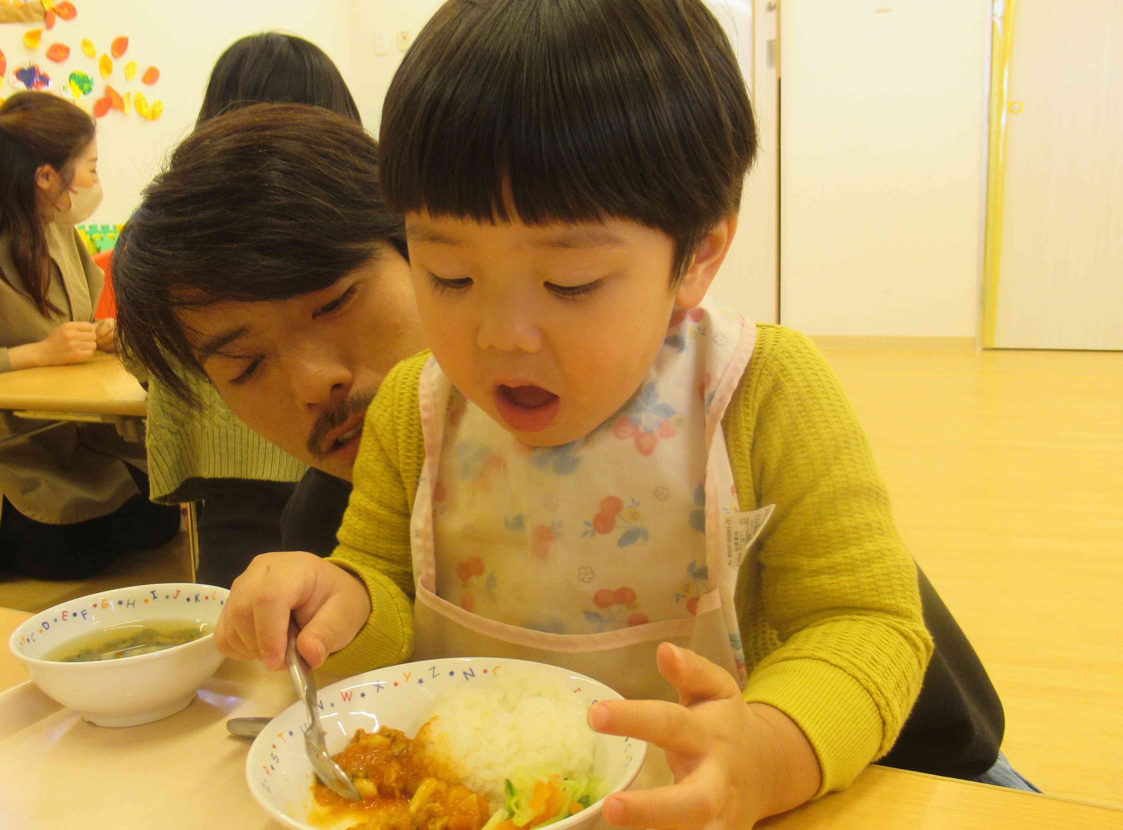 給食参観(うさぎ組)