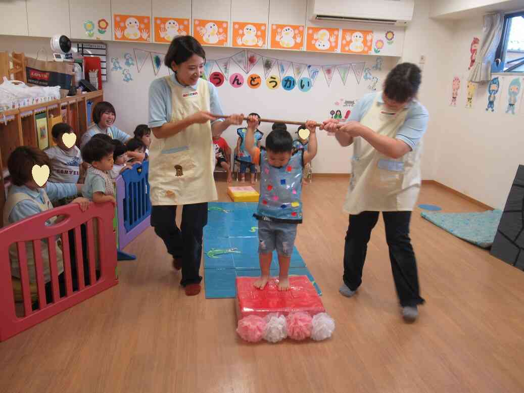 ミニ・運動会（うさぎ組・競技その2）