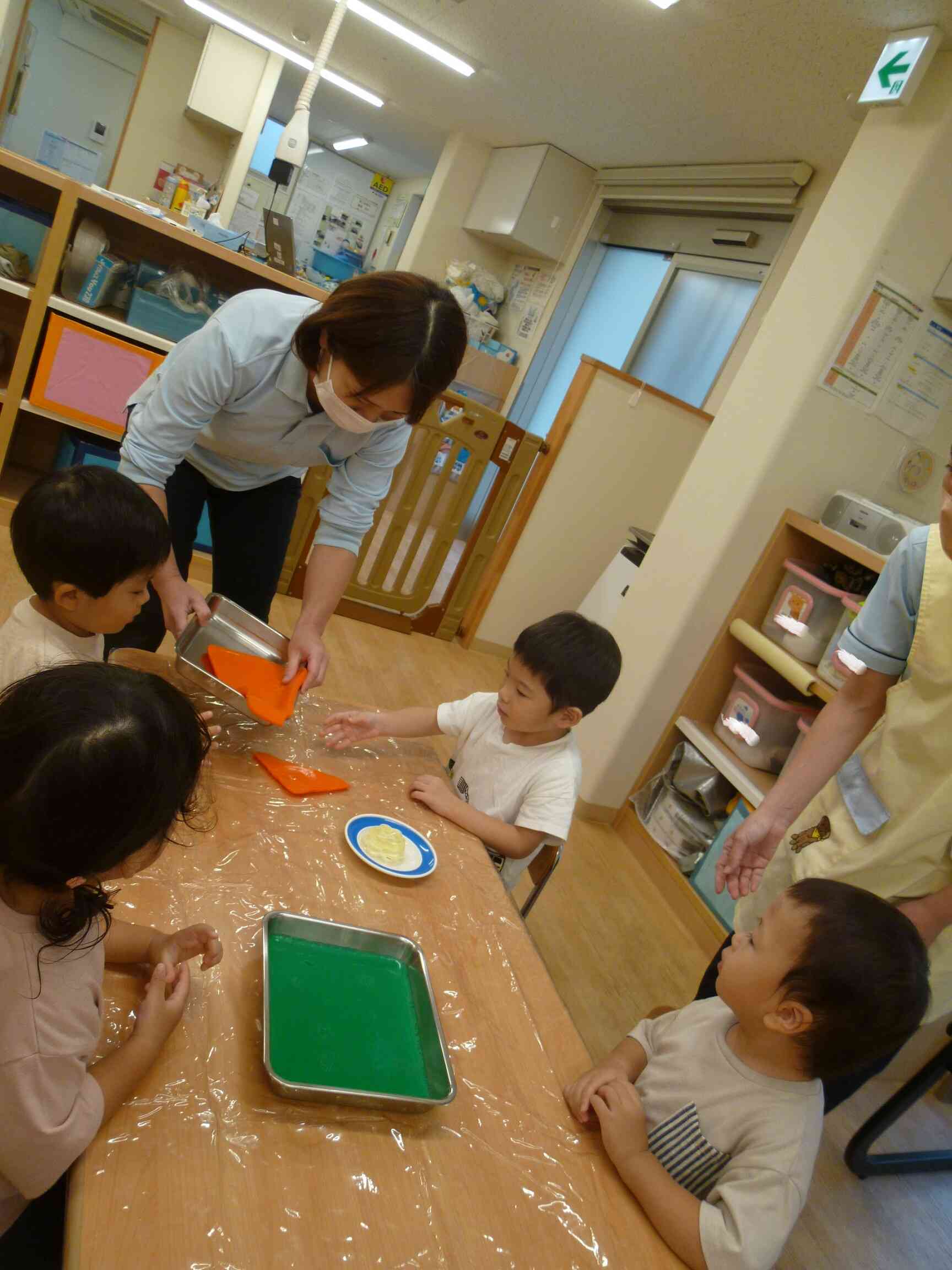 8月食育～寒天あそび～