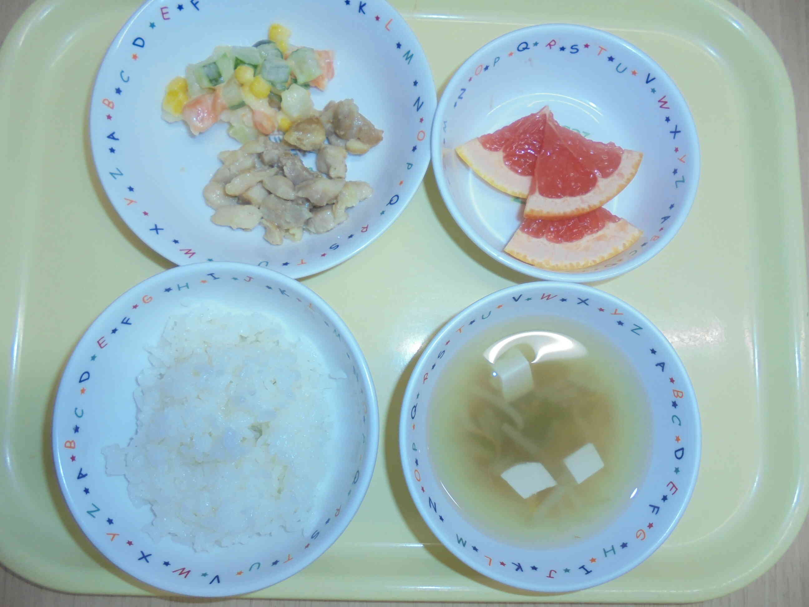 8月28日の給食