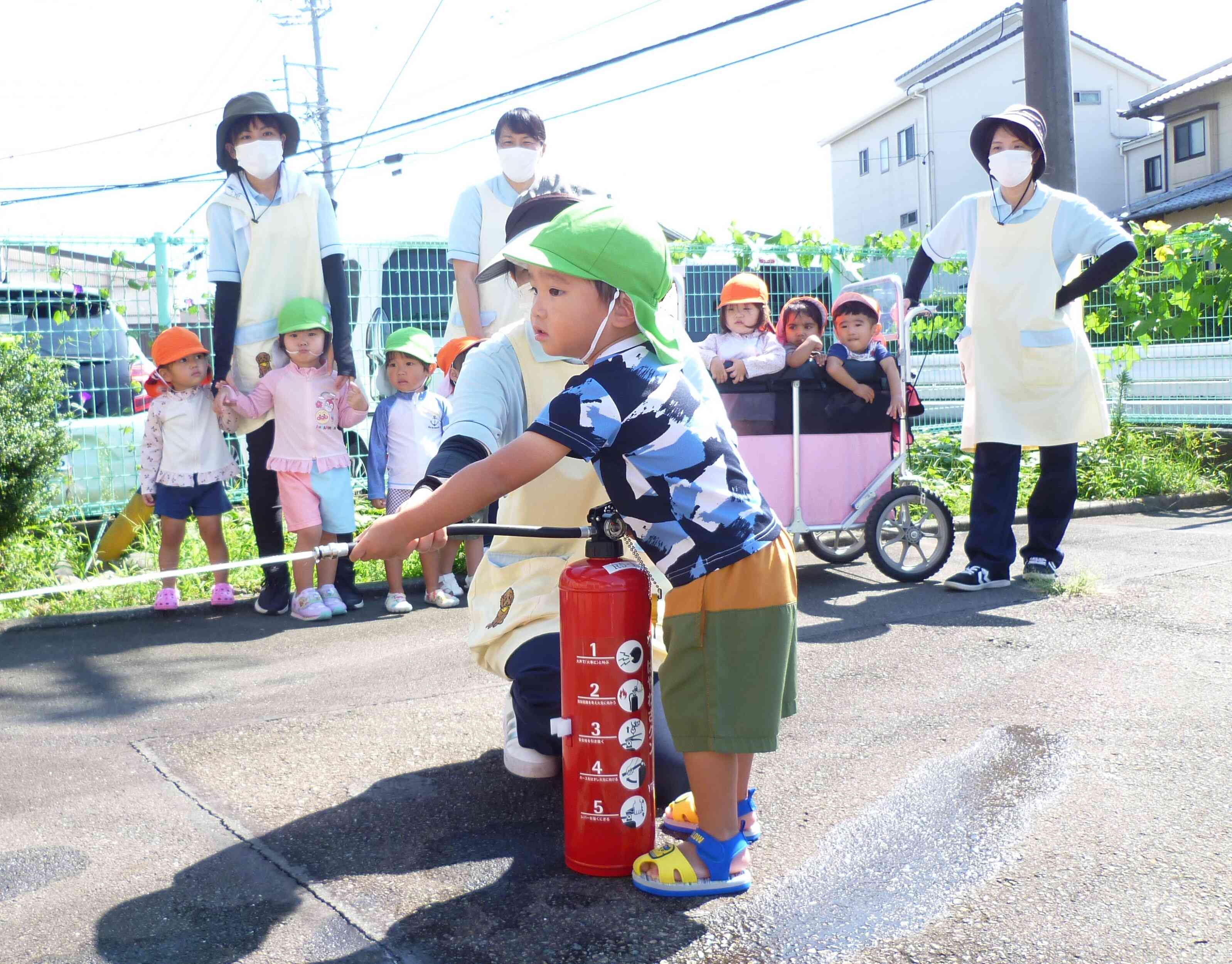 消火訓練がありました