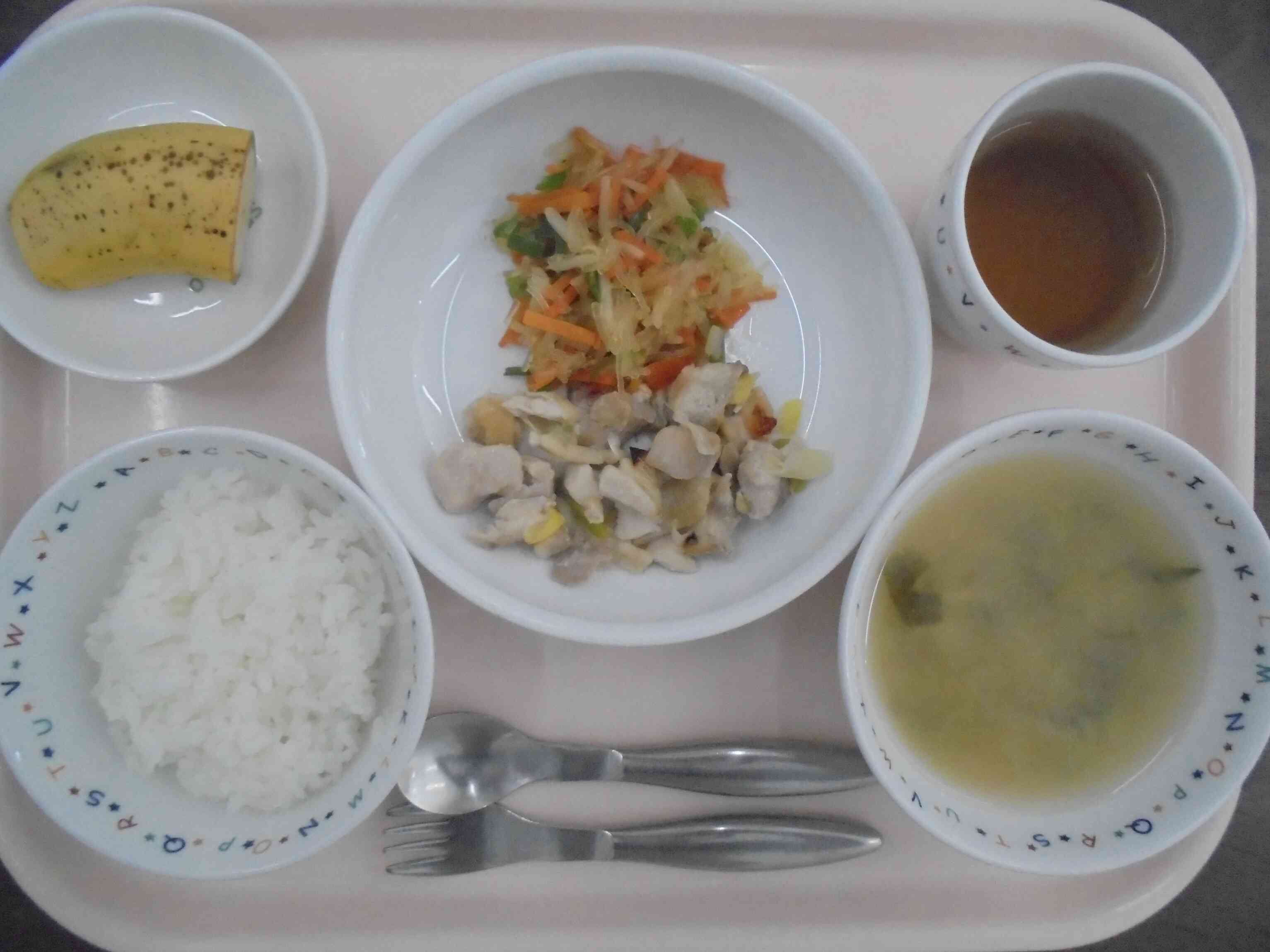 鶏肉のねぎ塩焼き＆春雨の炒め物