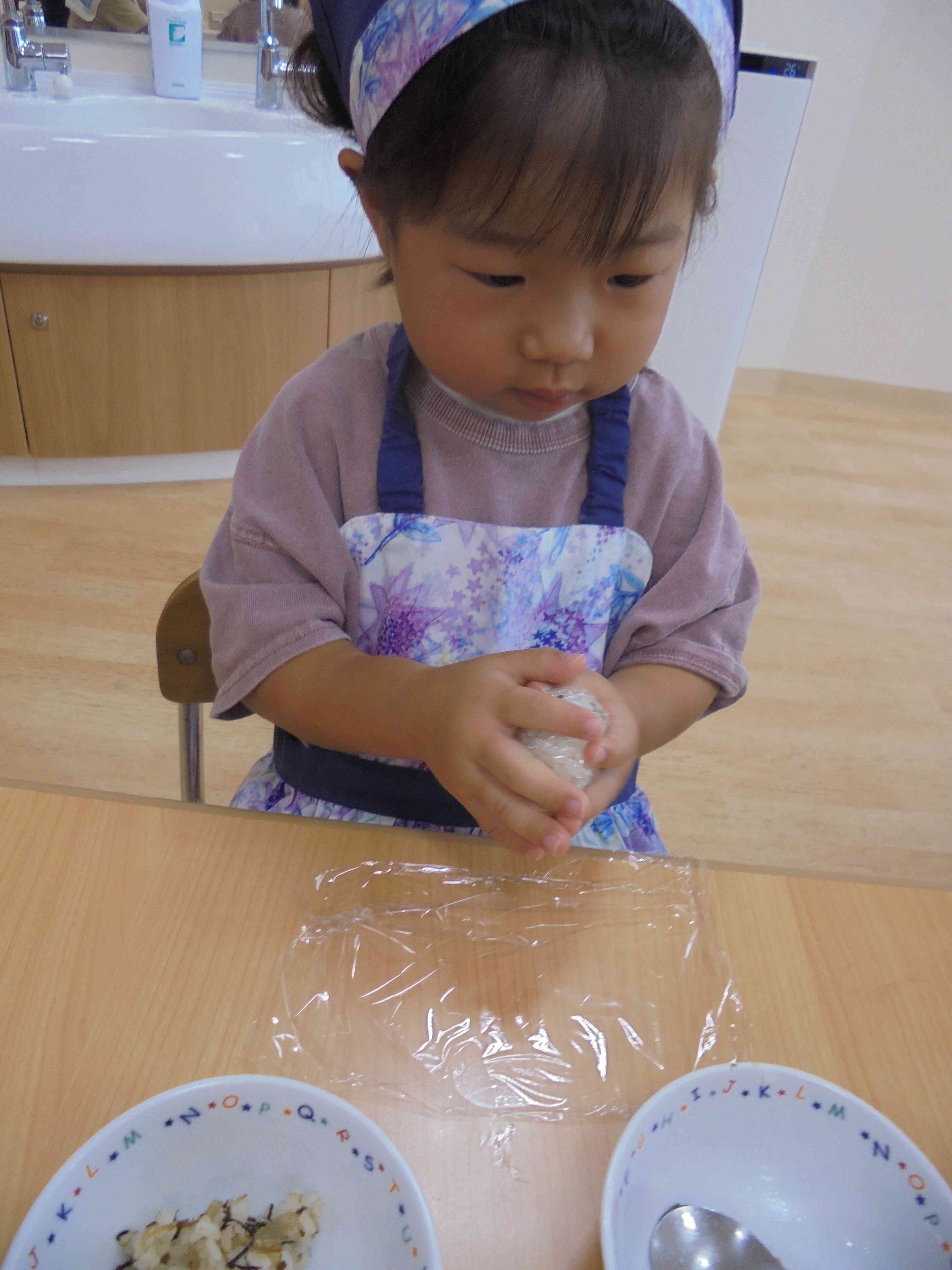 子ども手作りおにぎり