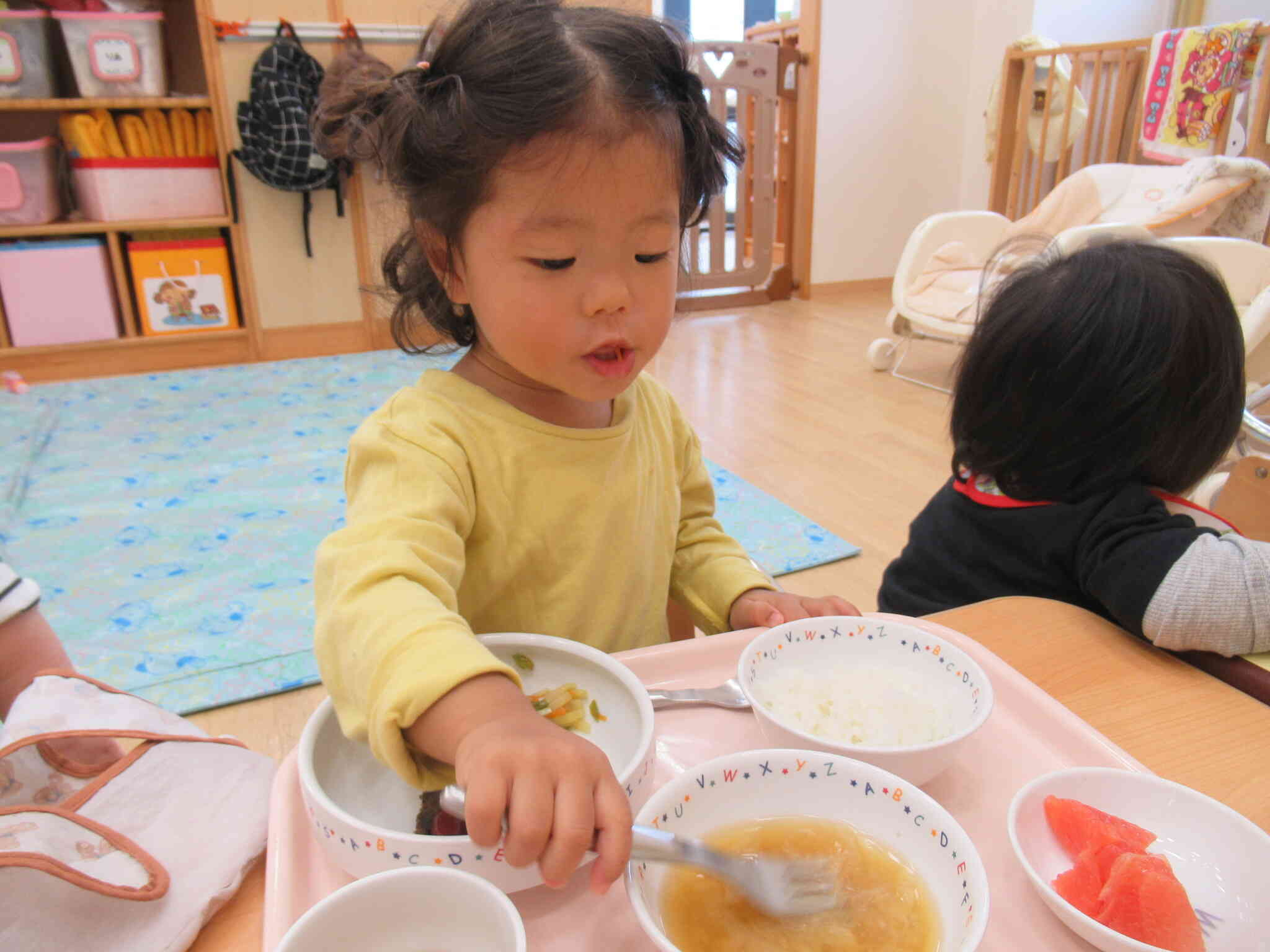 上手に食べれるようになりました。