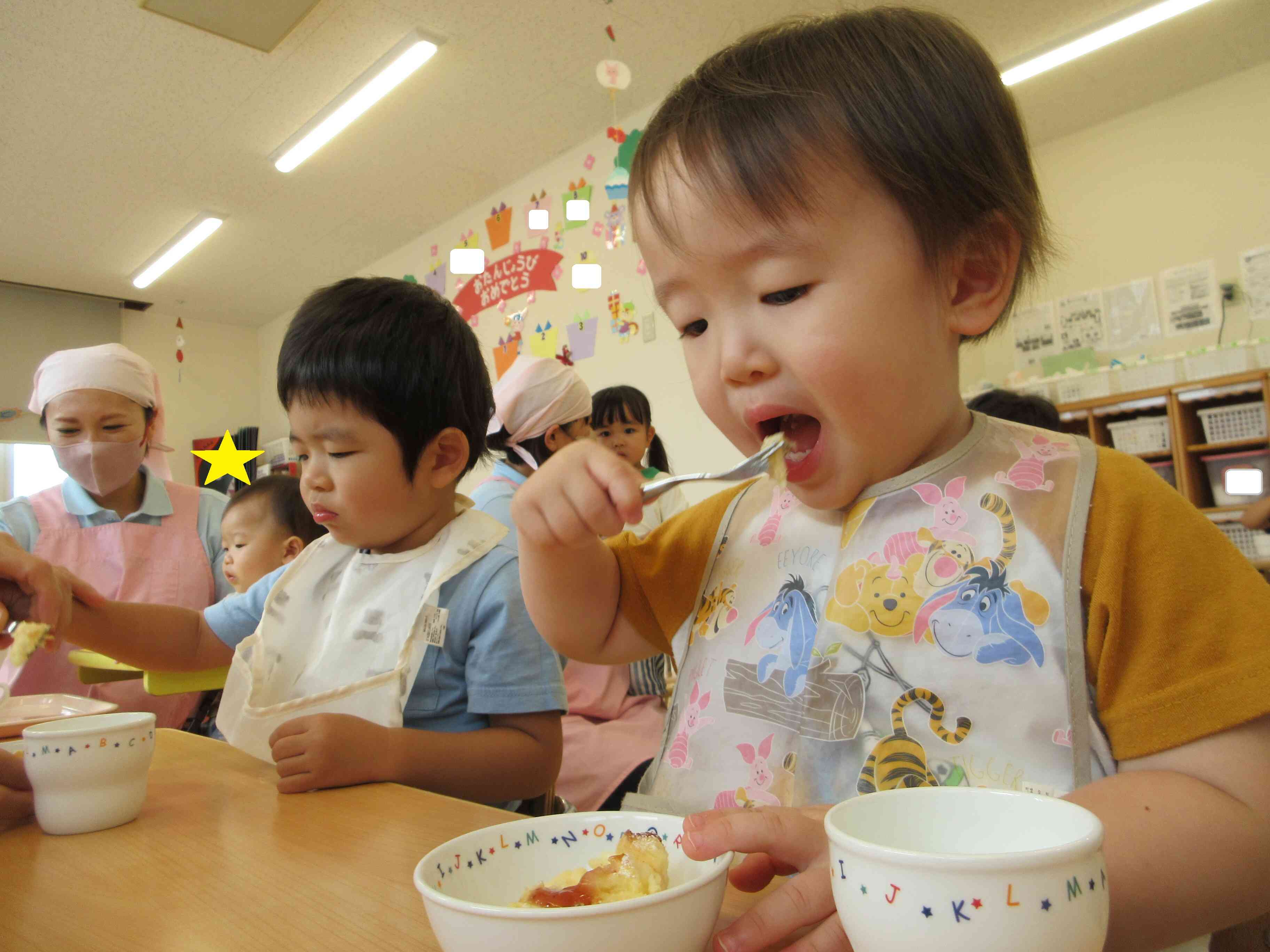 午後のおやつはパンプディング