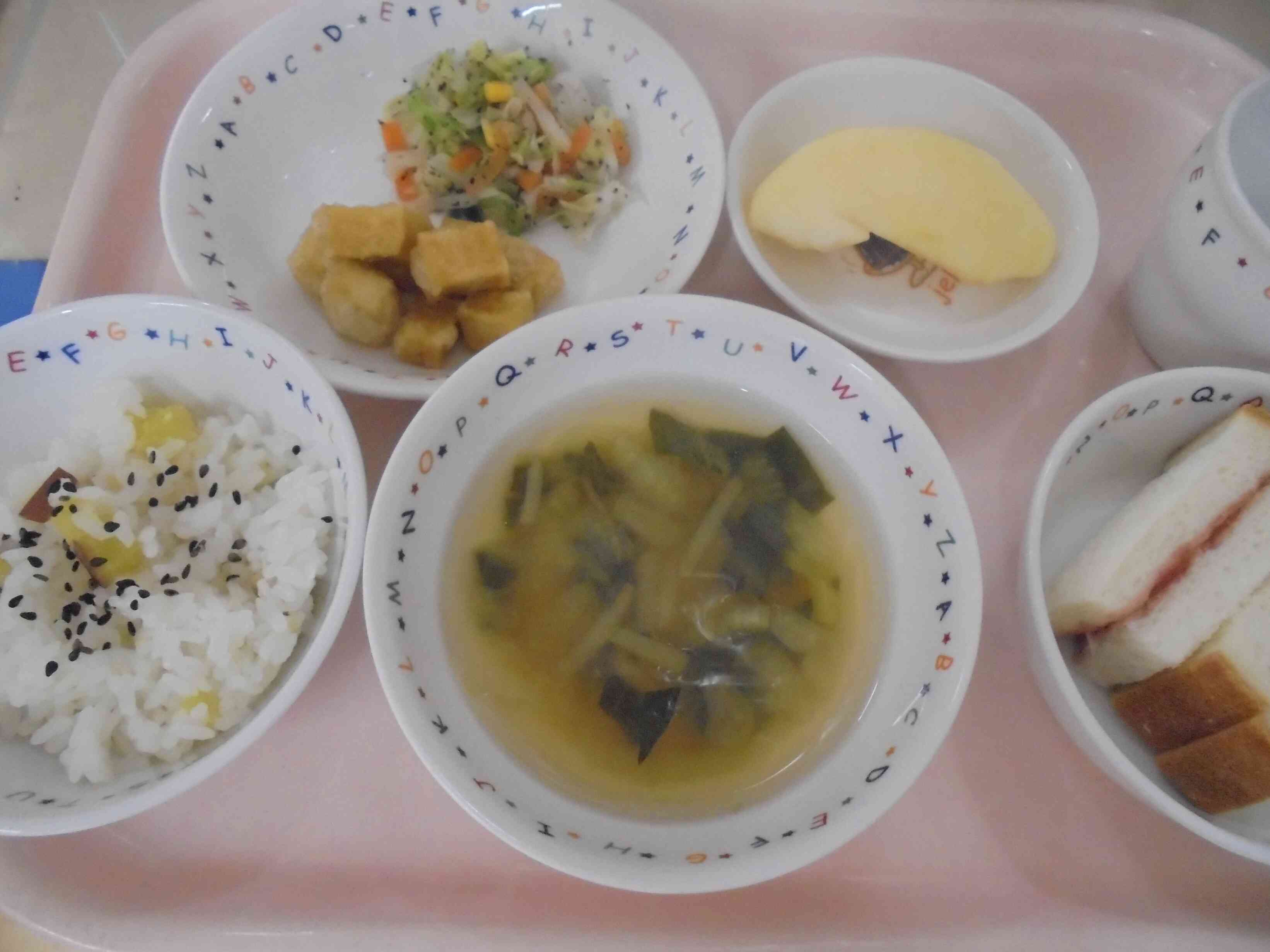 10月23日(水曜日）のお給食