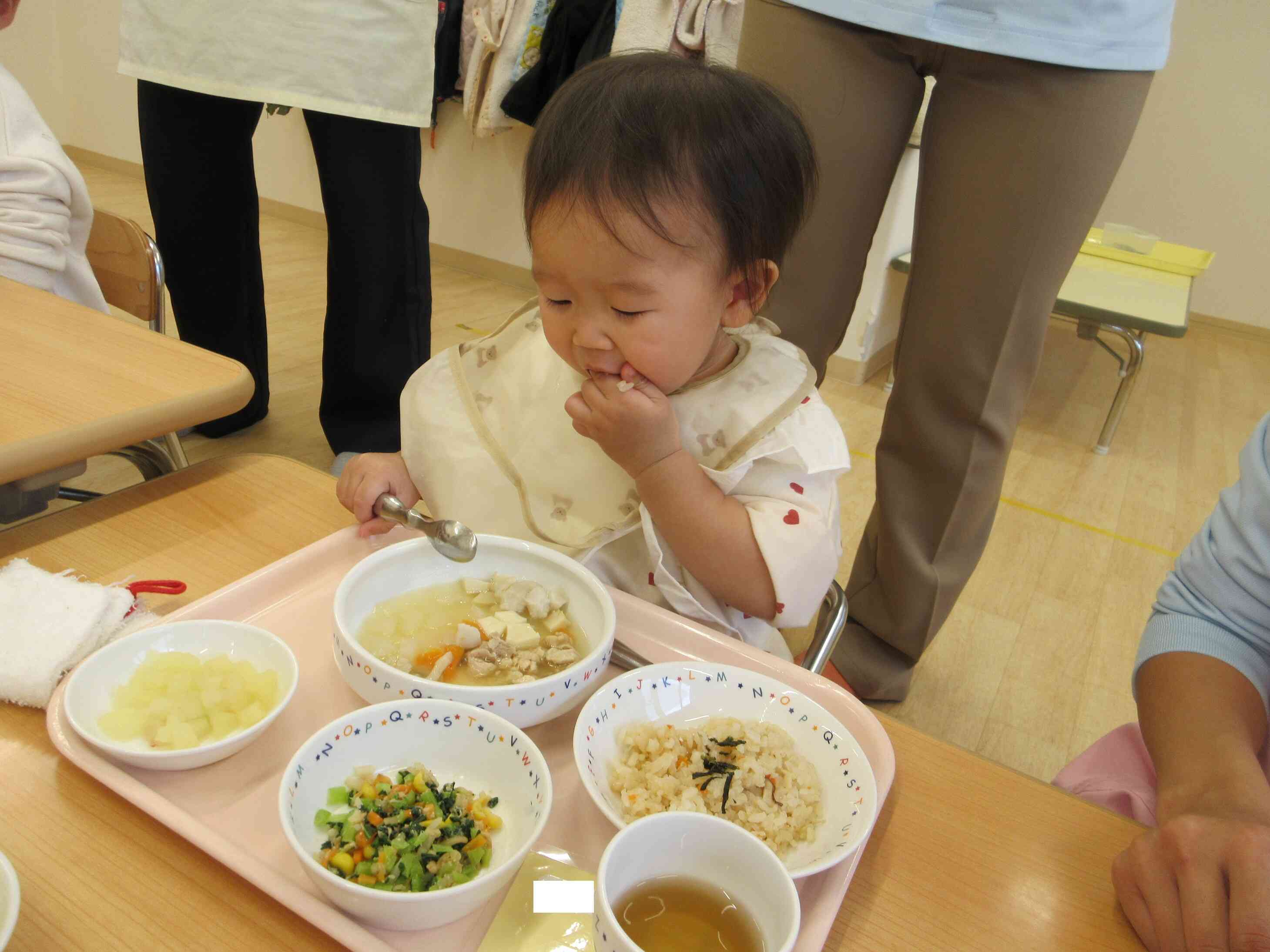 いっぱい食べるよ。