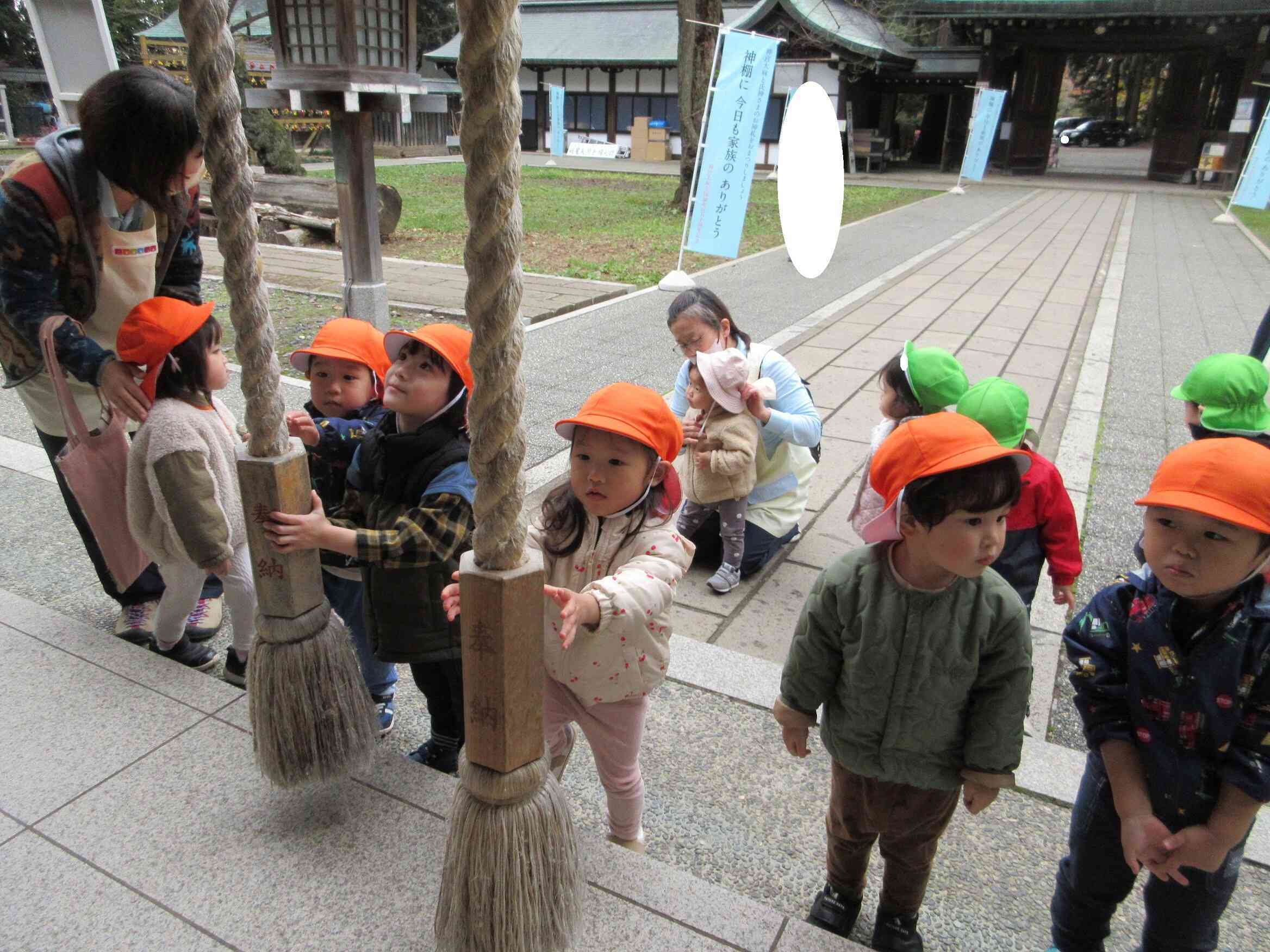 みんなでお参り