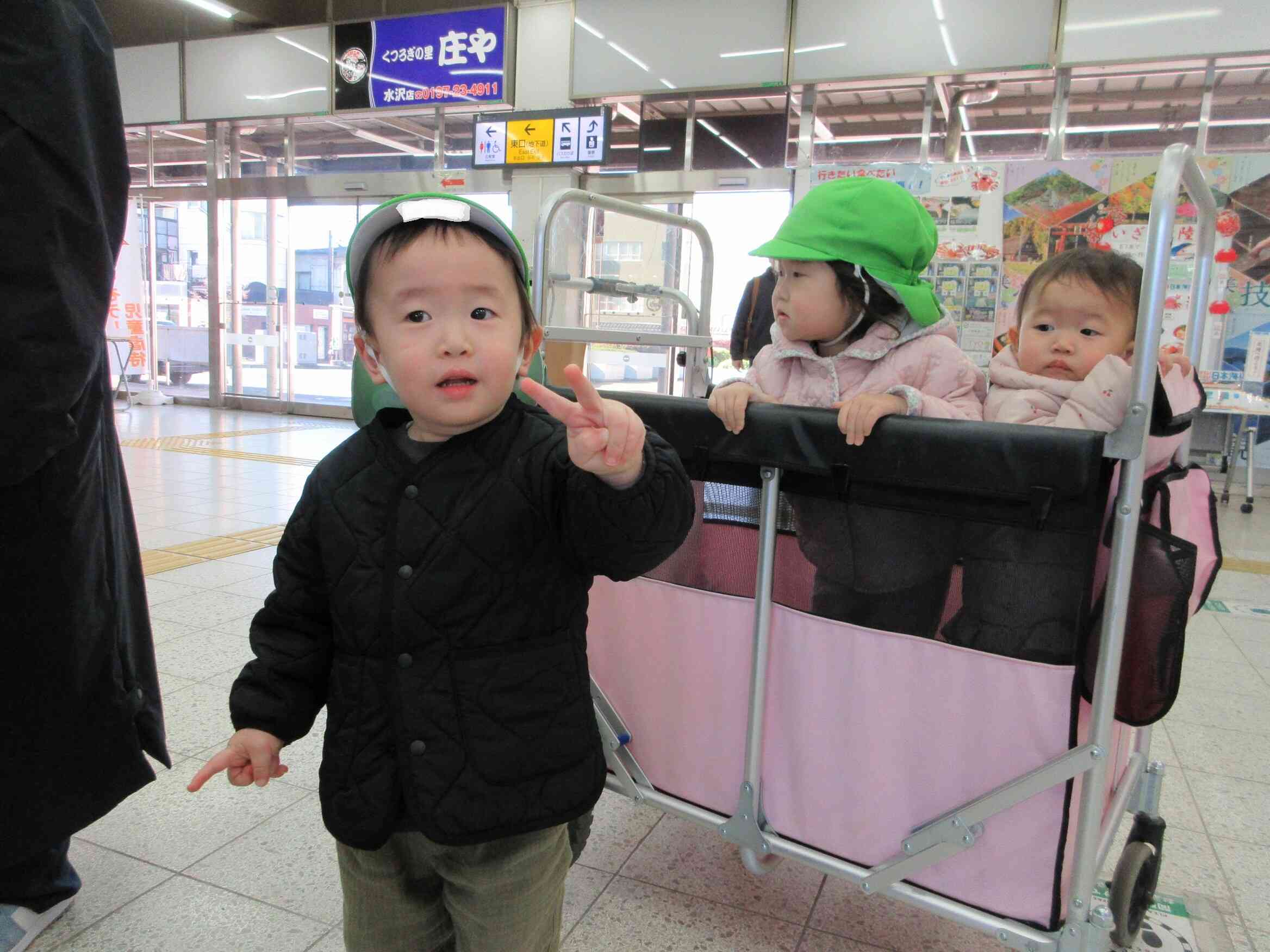 水沢駅に到着！