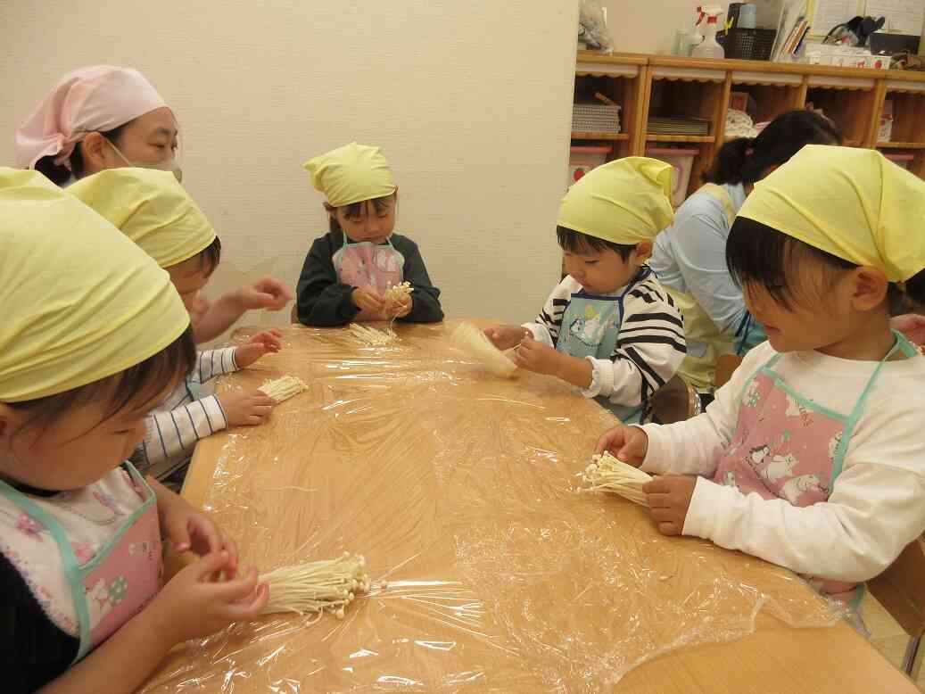 うさぎ組さんは手慣れた様子ですね！