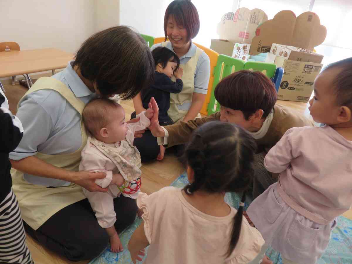 えいご楽しかったね～！タッチ！