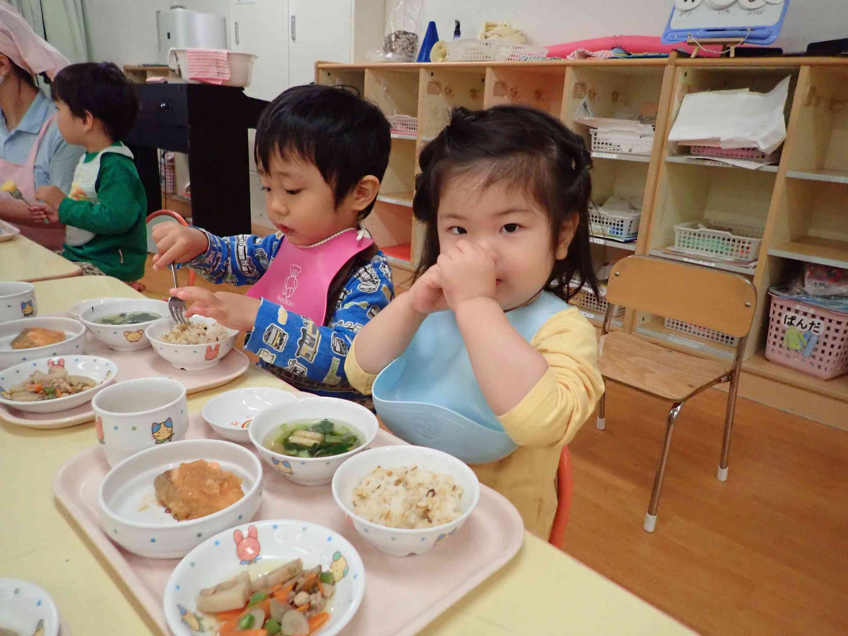 給食美味しいね☆