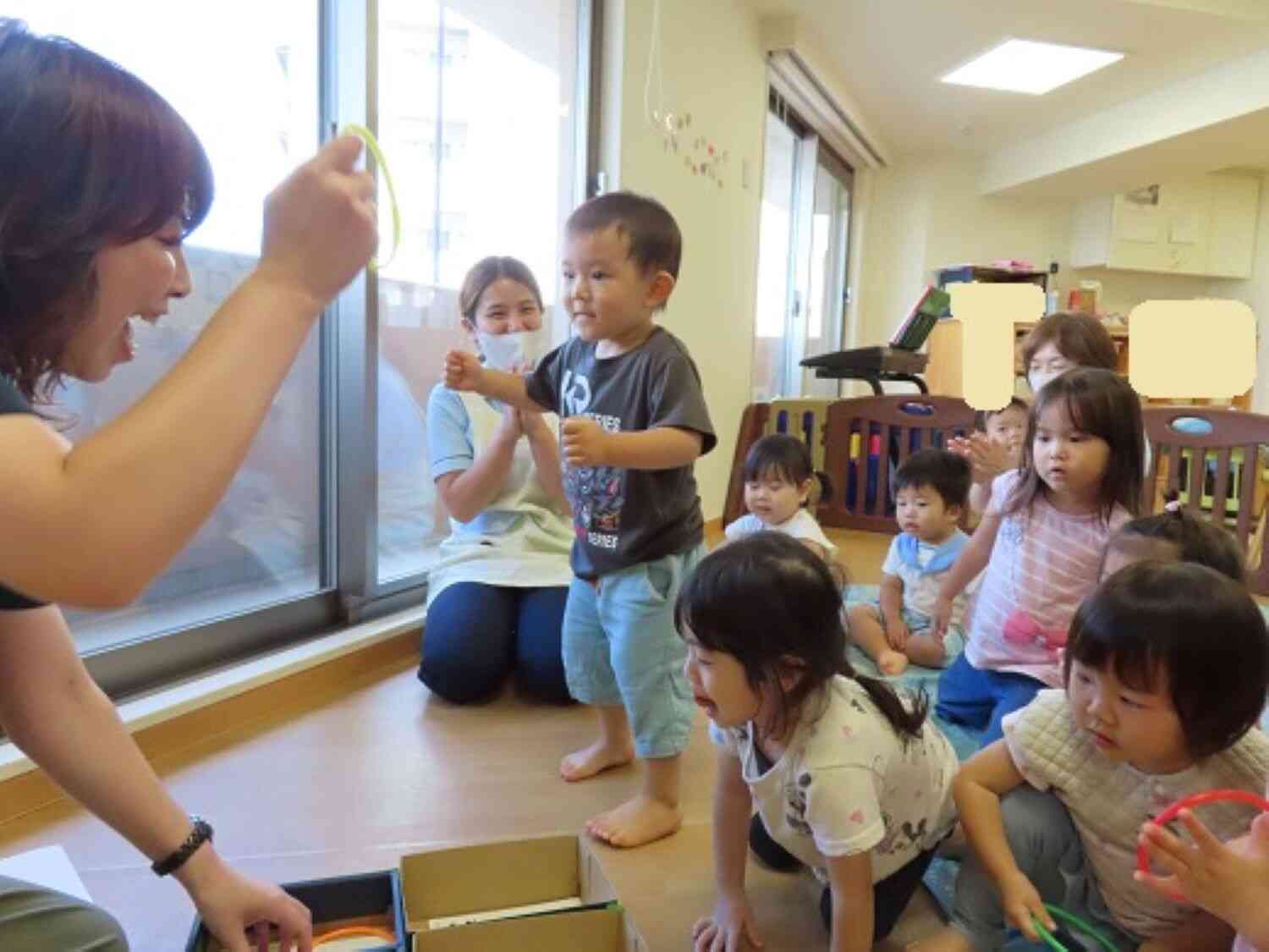 9月　英語で遊ぼうの様子。