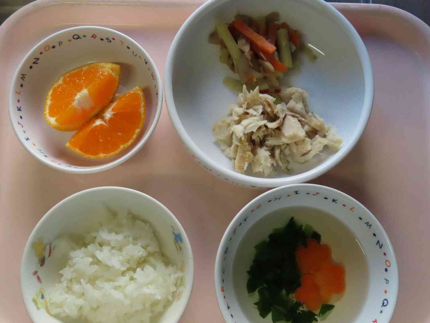 11月25日(月）の給食【和食の日です】