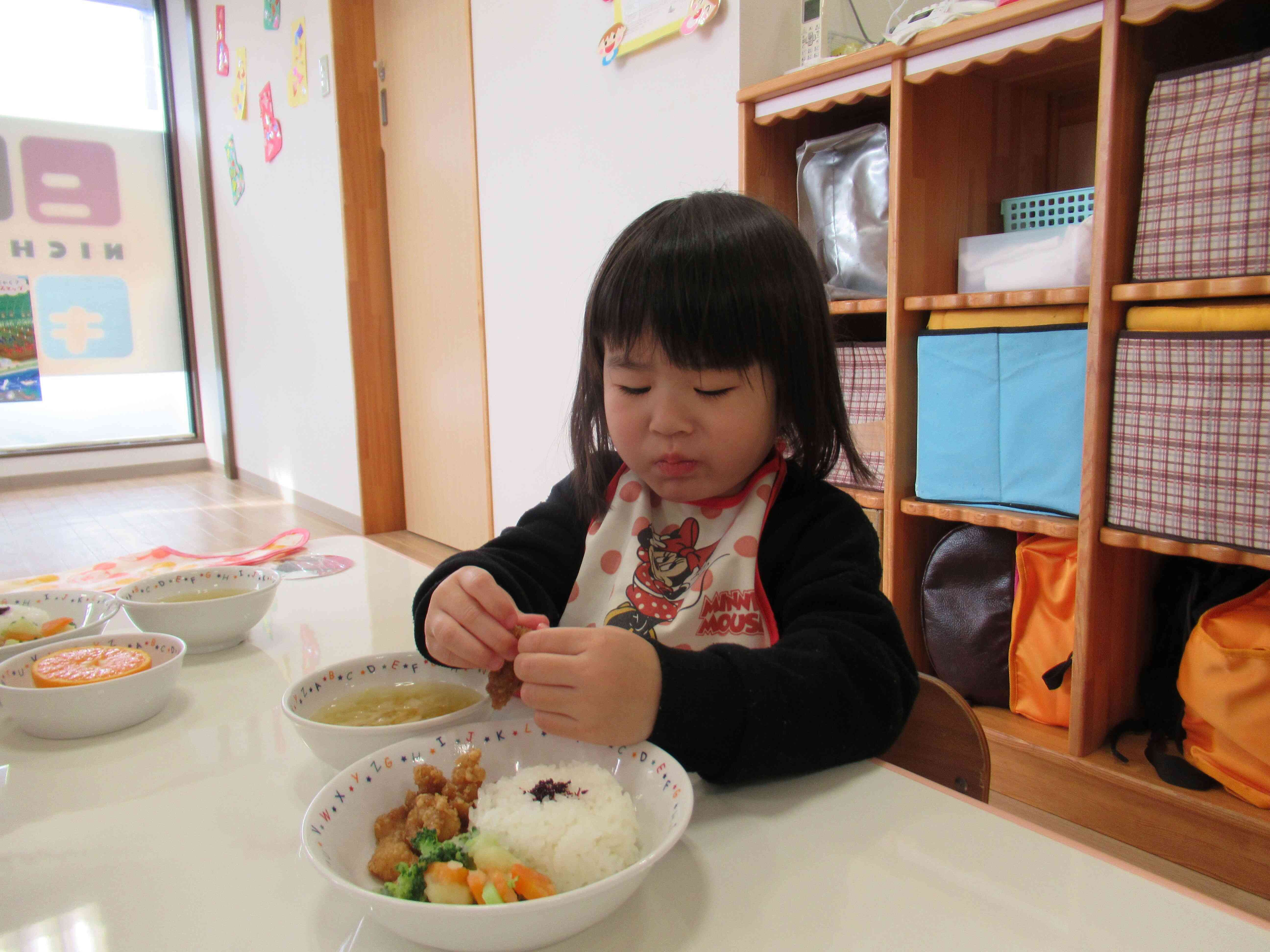 唐揚げもたくさん食べたよ。