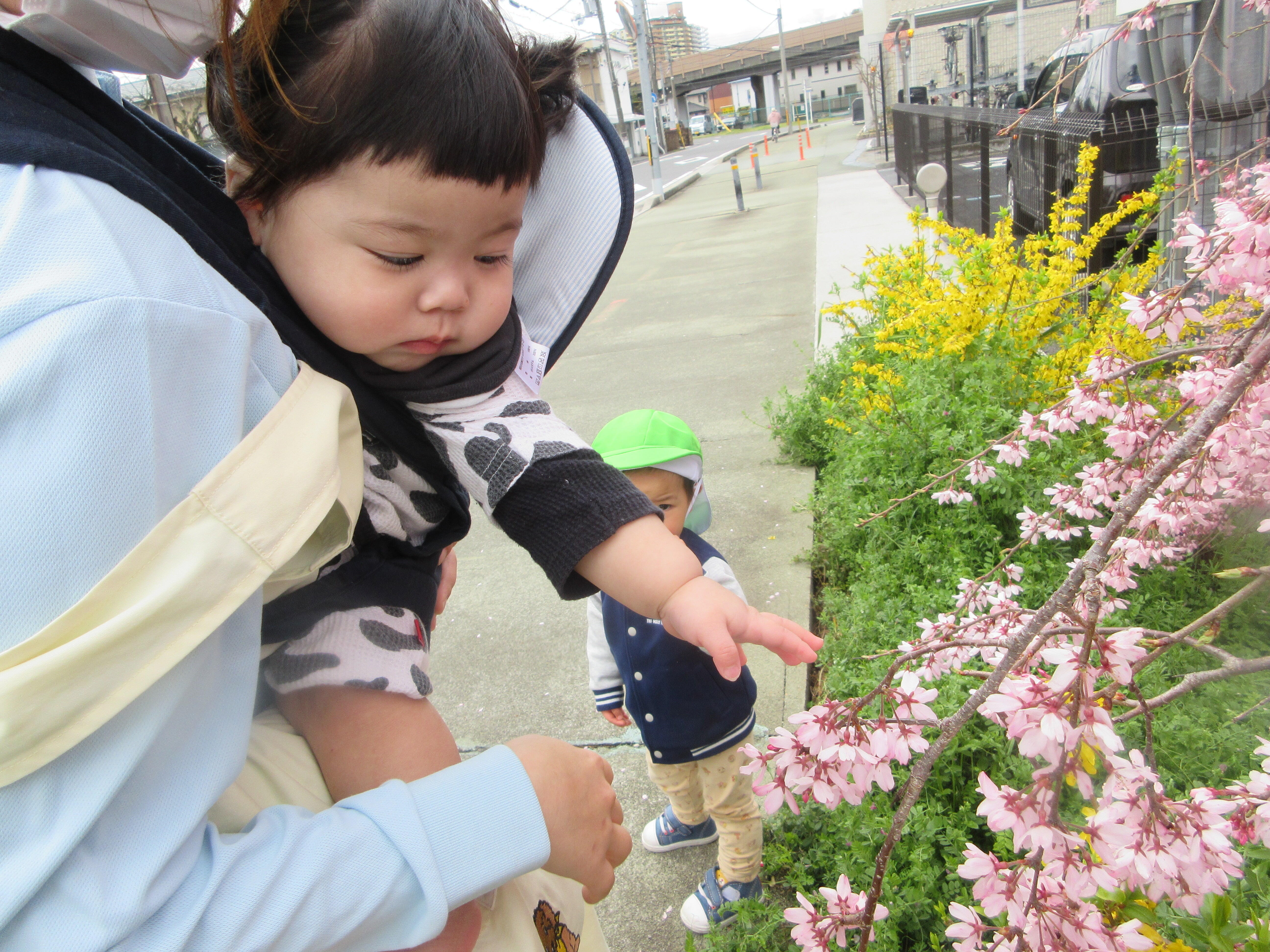 つんつん…