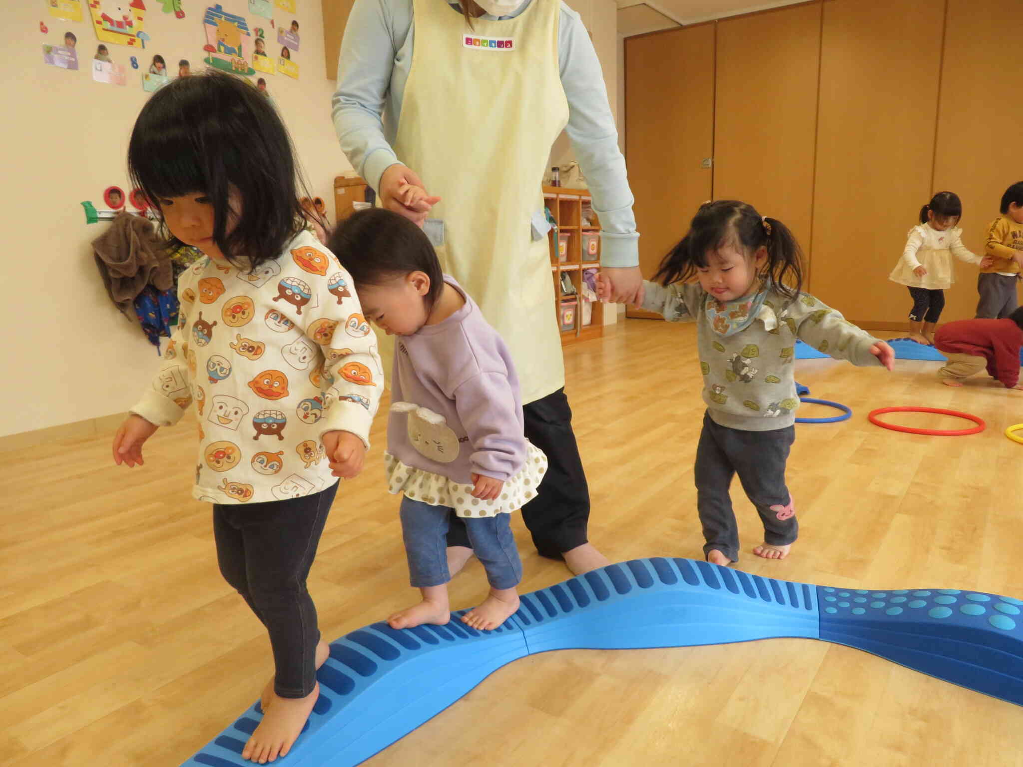 ゆっくり、慎重に歩くよ