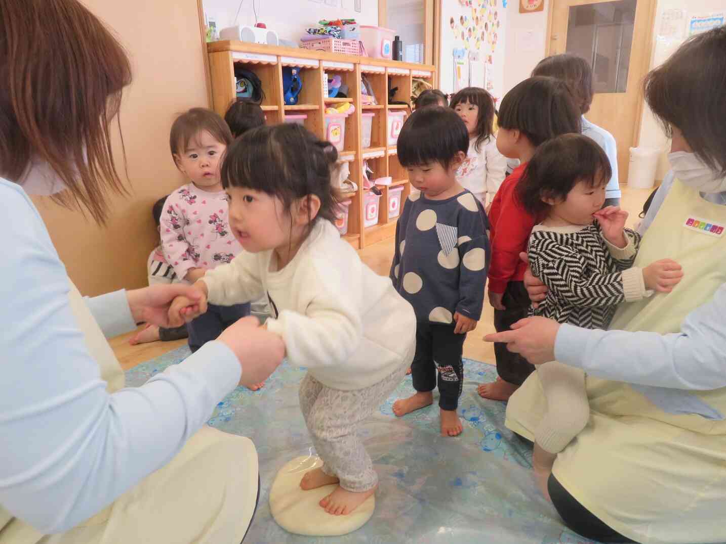 「美味しくなあれ」と願いを込めて踏み踏み☆