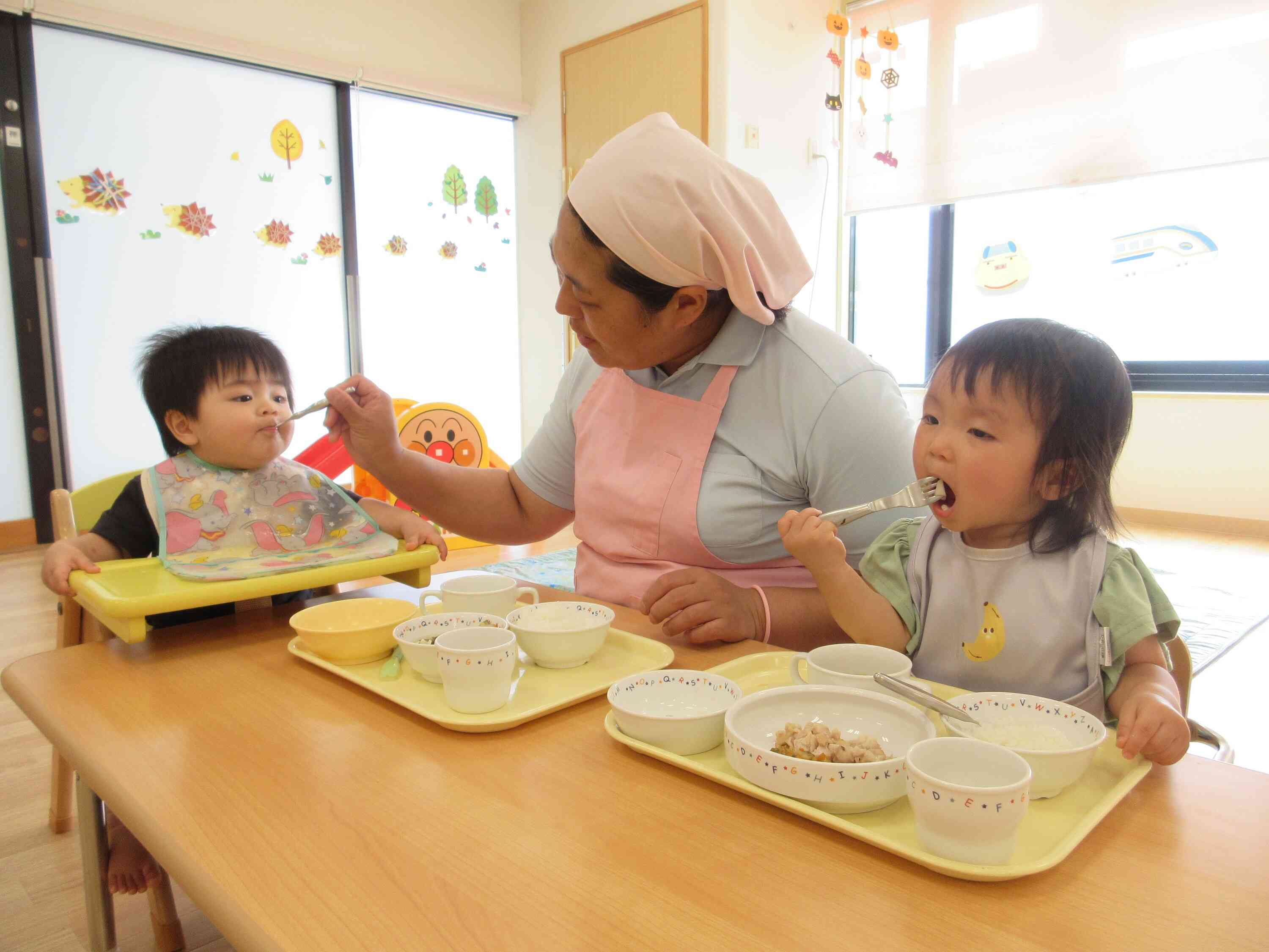 今日の給食の様子です♪