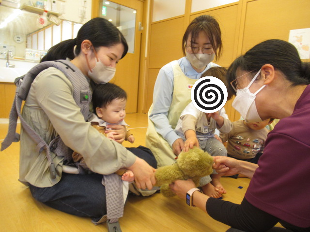 子育て広場に参加しに来てくれました‼