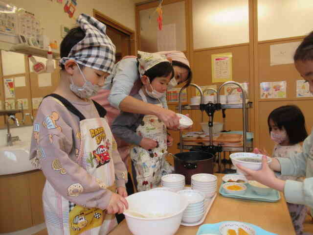 進級に向けて！４歳児