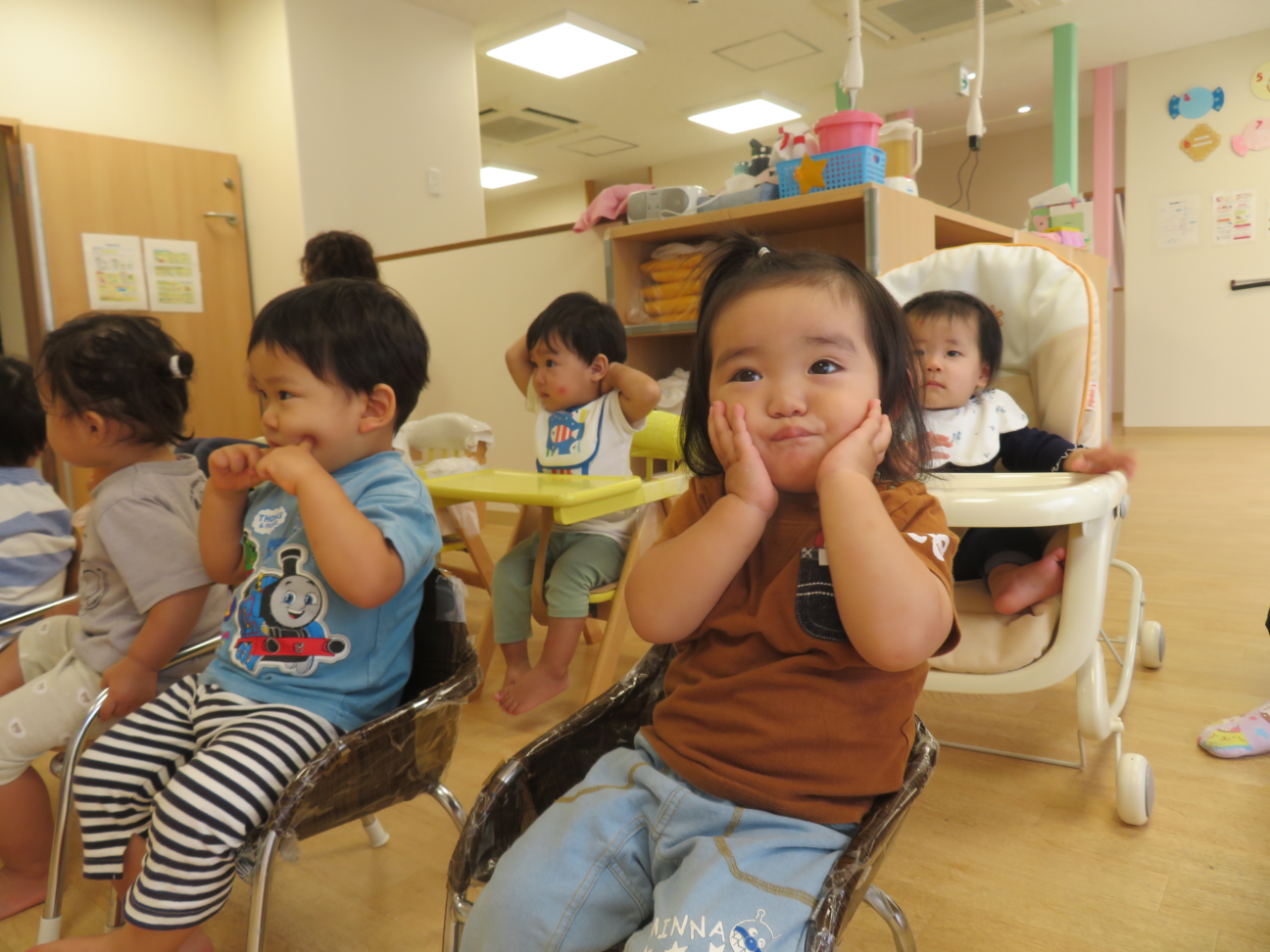 朝の会からスタートです♪