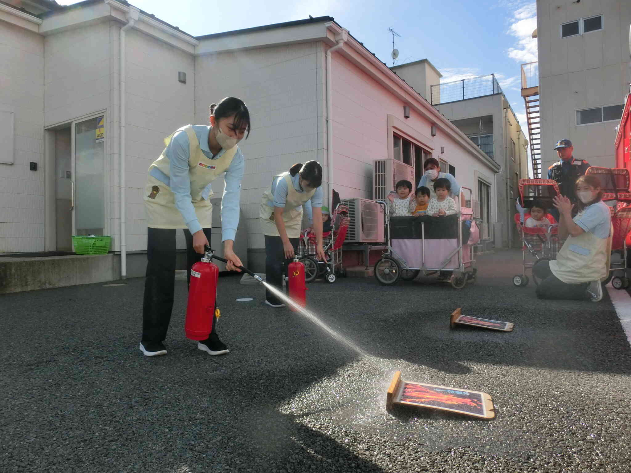 総合避難訓練がありました！