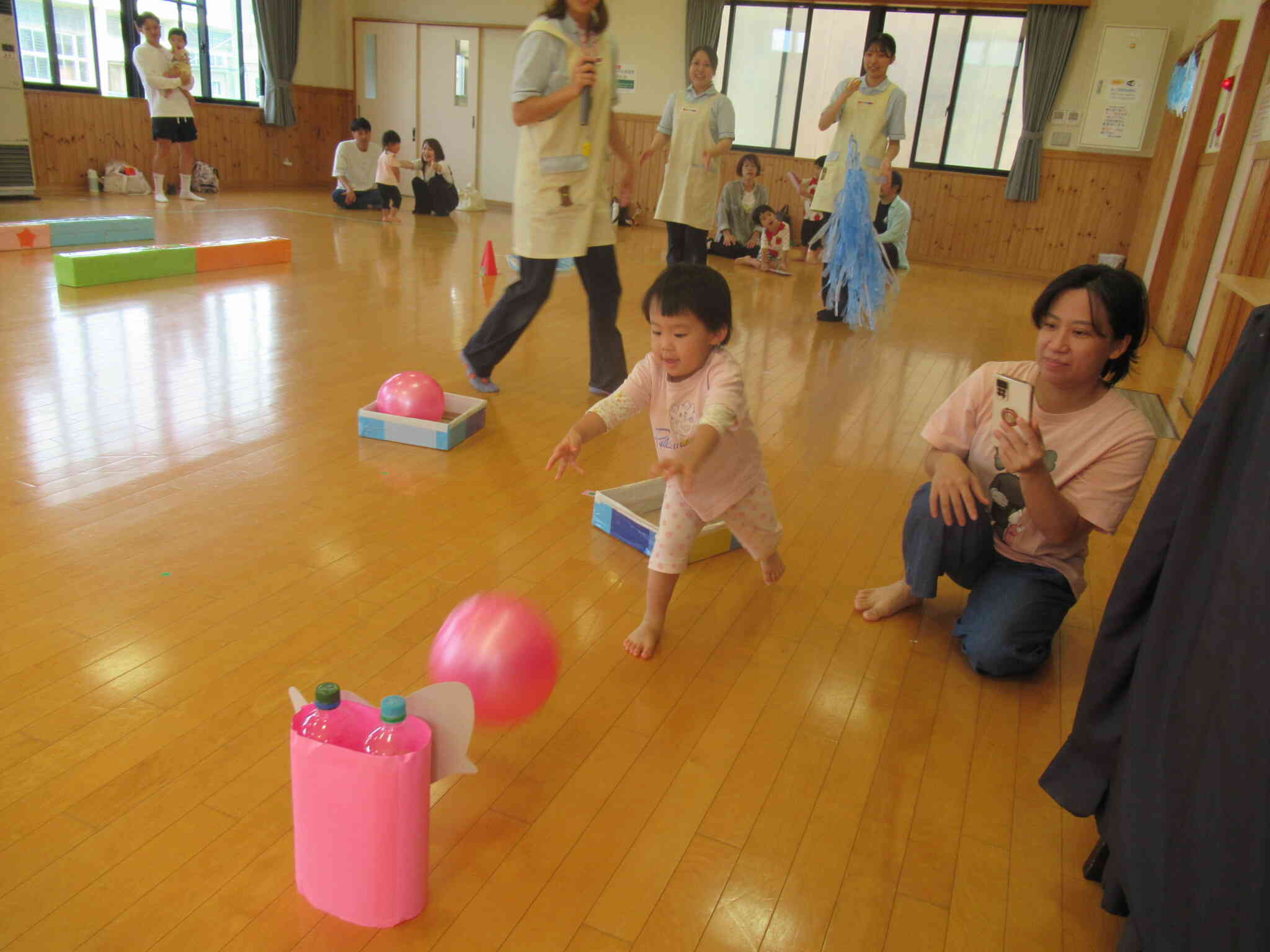 サメさんをねらって…当たりますように！