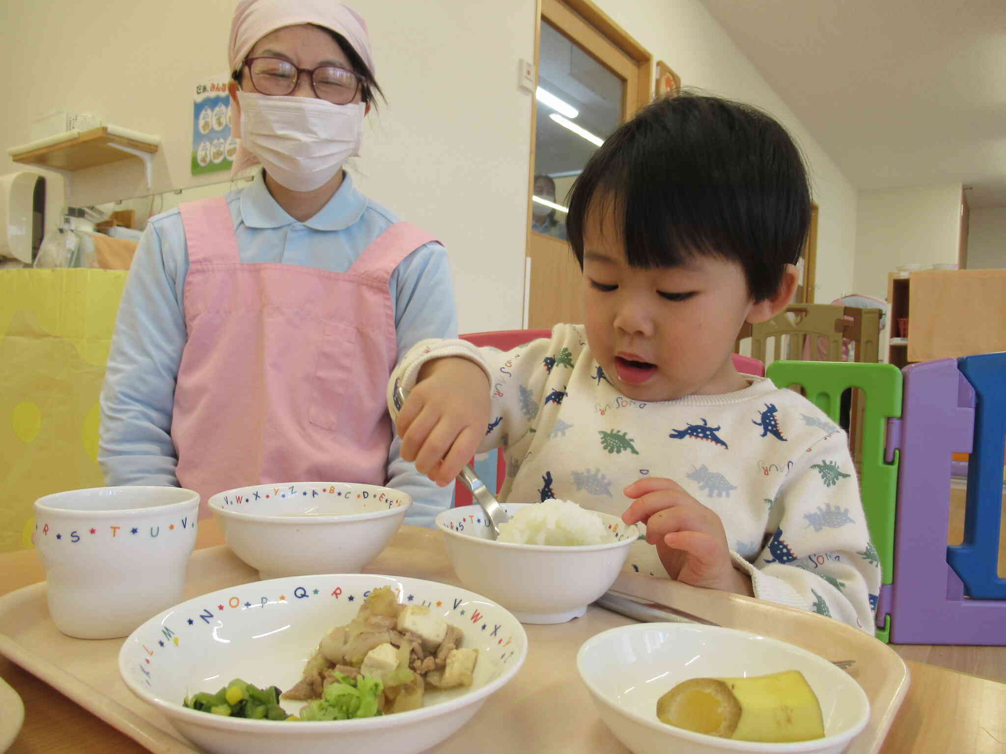 モリモリいっぱい食べるよ☆