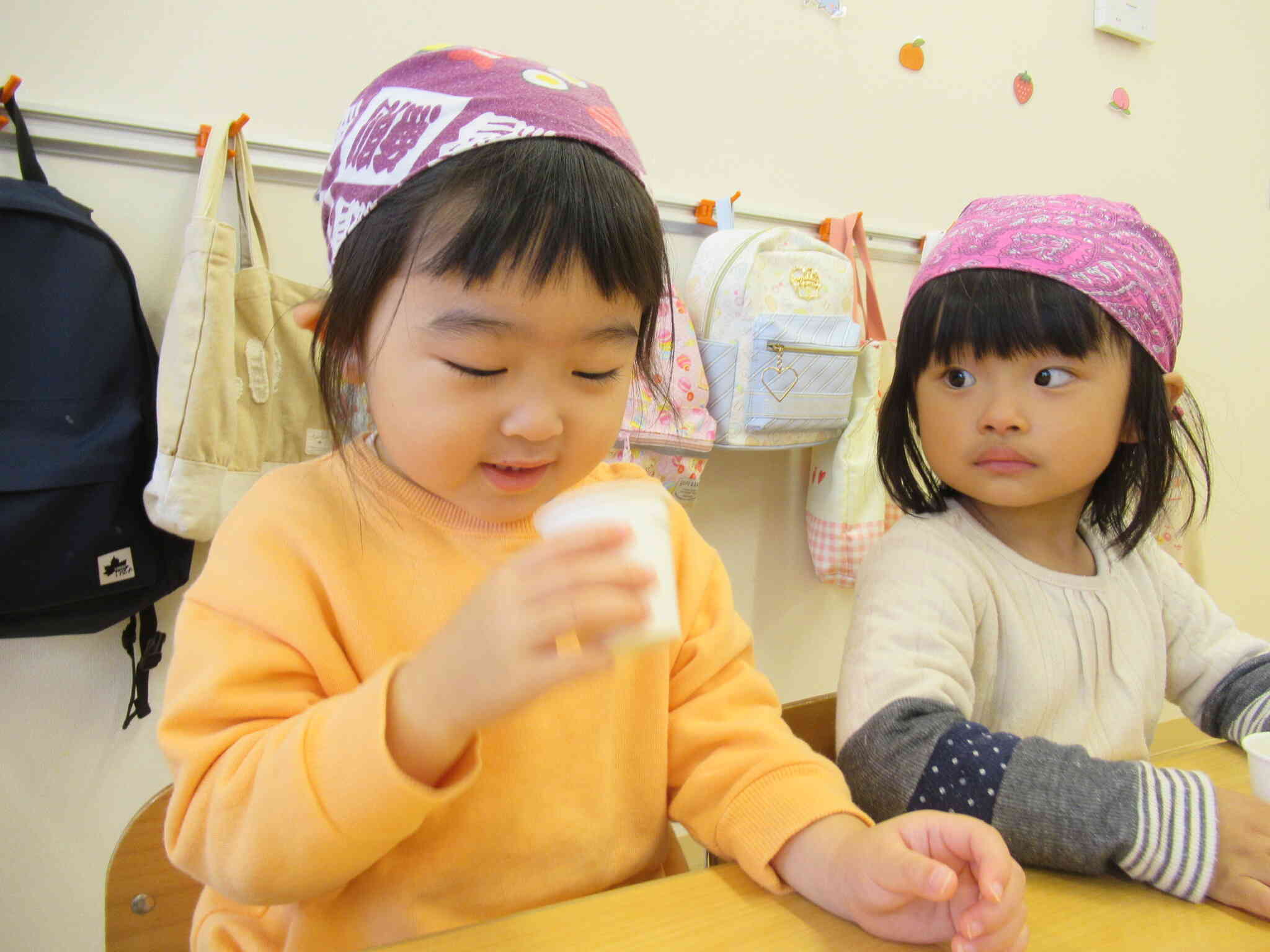 どんな香り？何の味がするかな？（食育和食の日）