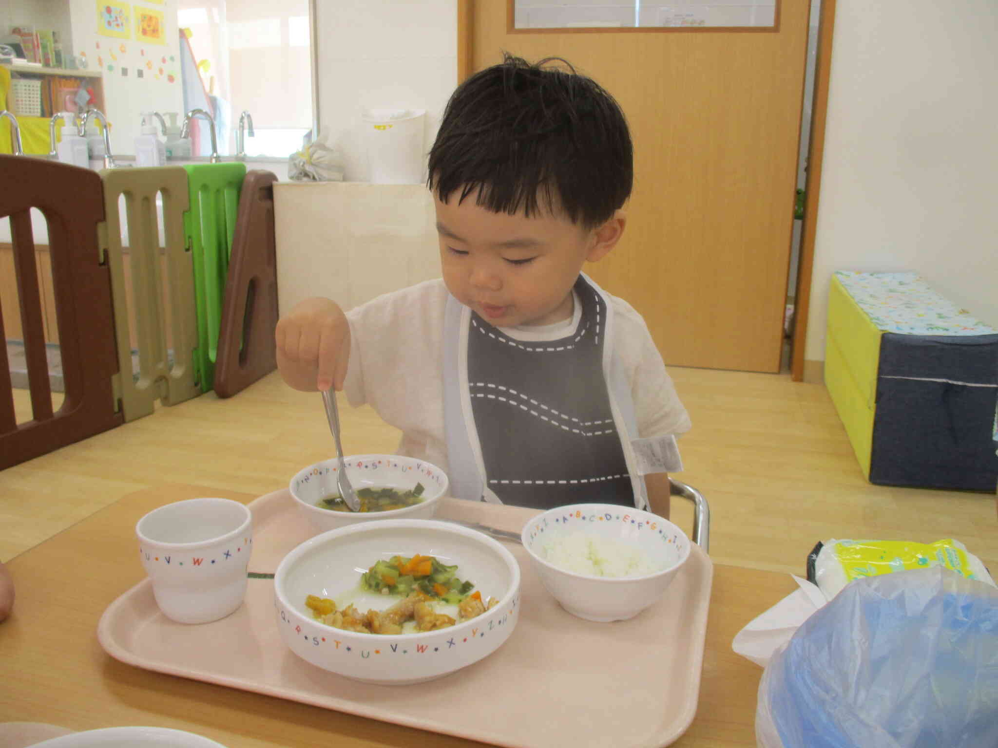 給食おいしいよ♪