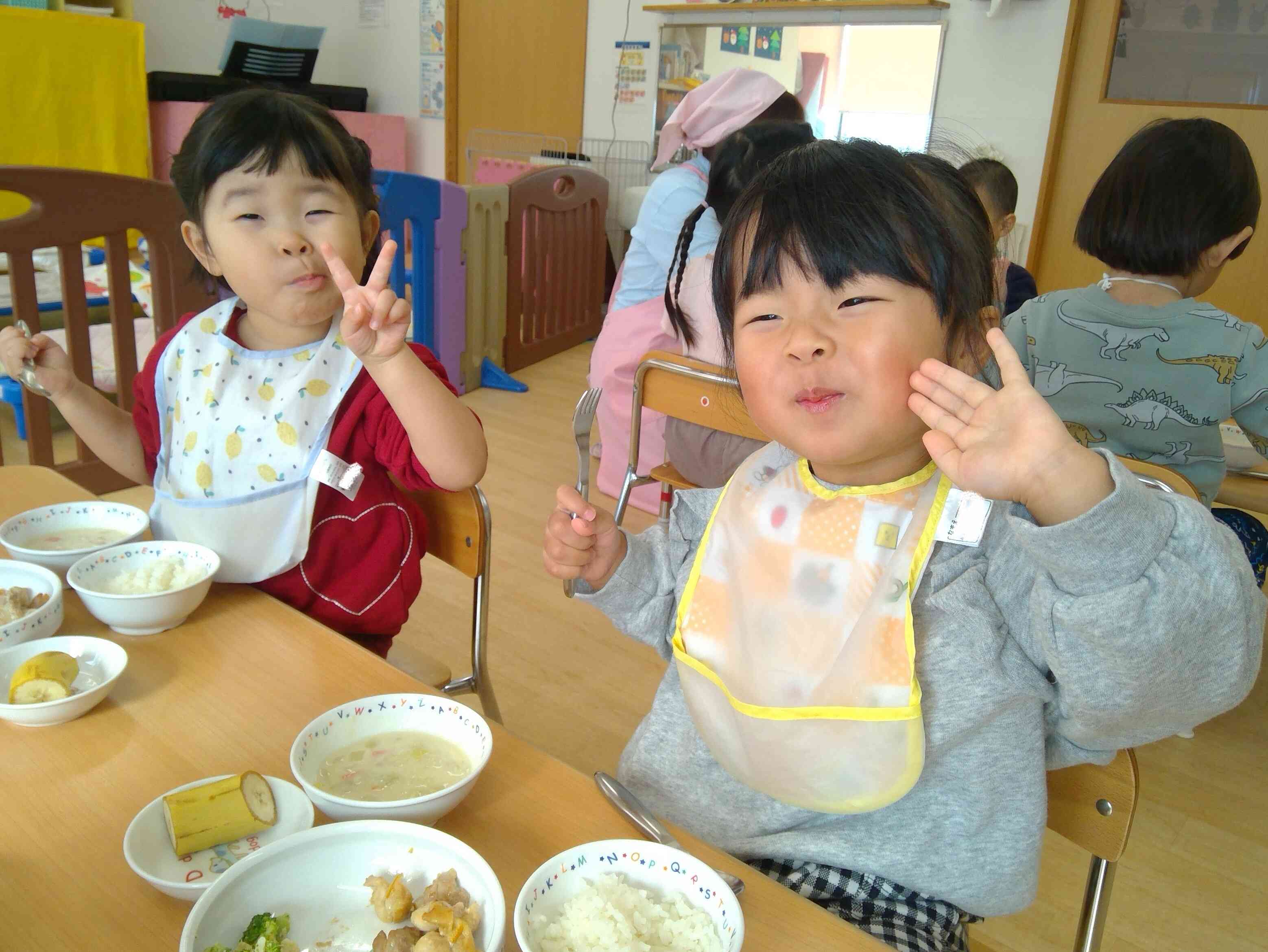 【食育】クリスマス会☆給食・おやつの様子