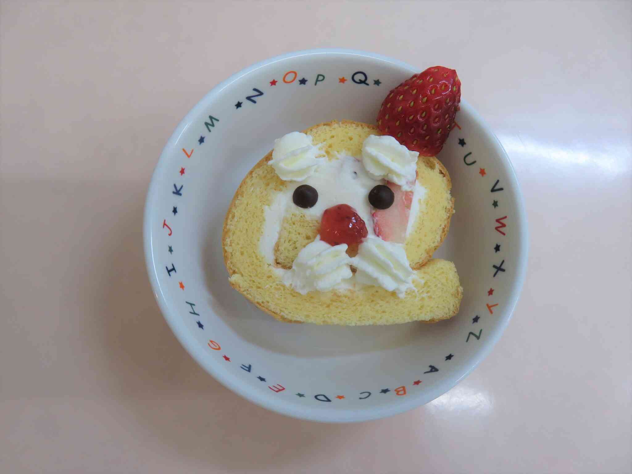 サンタロールケーキ！