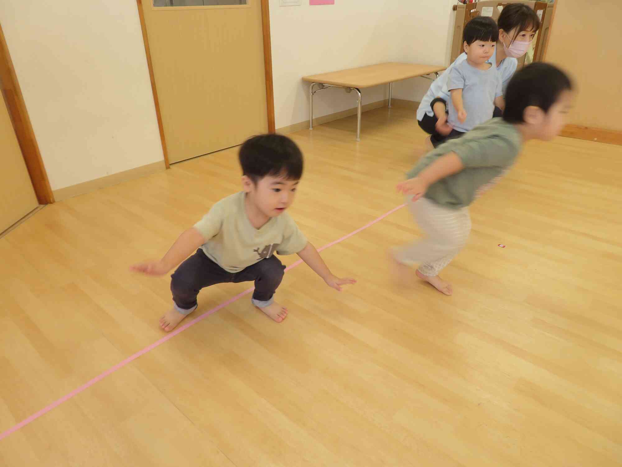 たくさん体を動かして、気持ちがいいね！