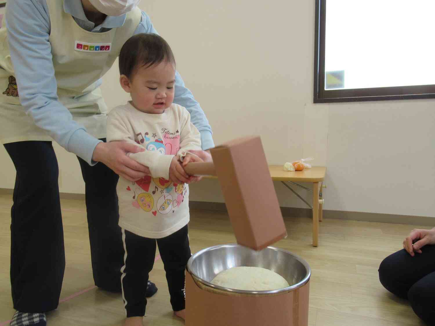 お餅つきってどんなのかな？わくわく☆