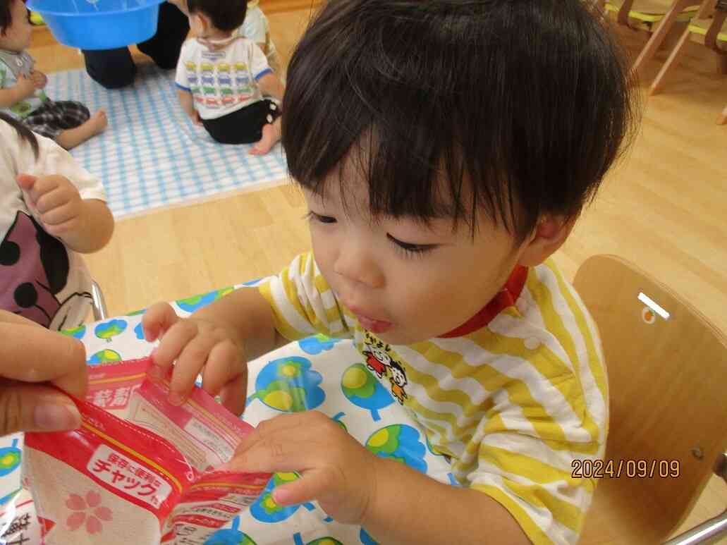 小麦粉粘土で遊んだよ！