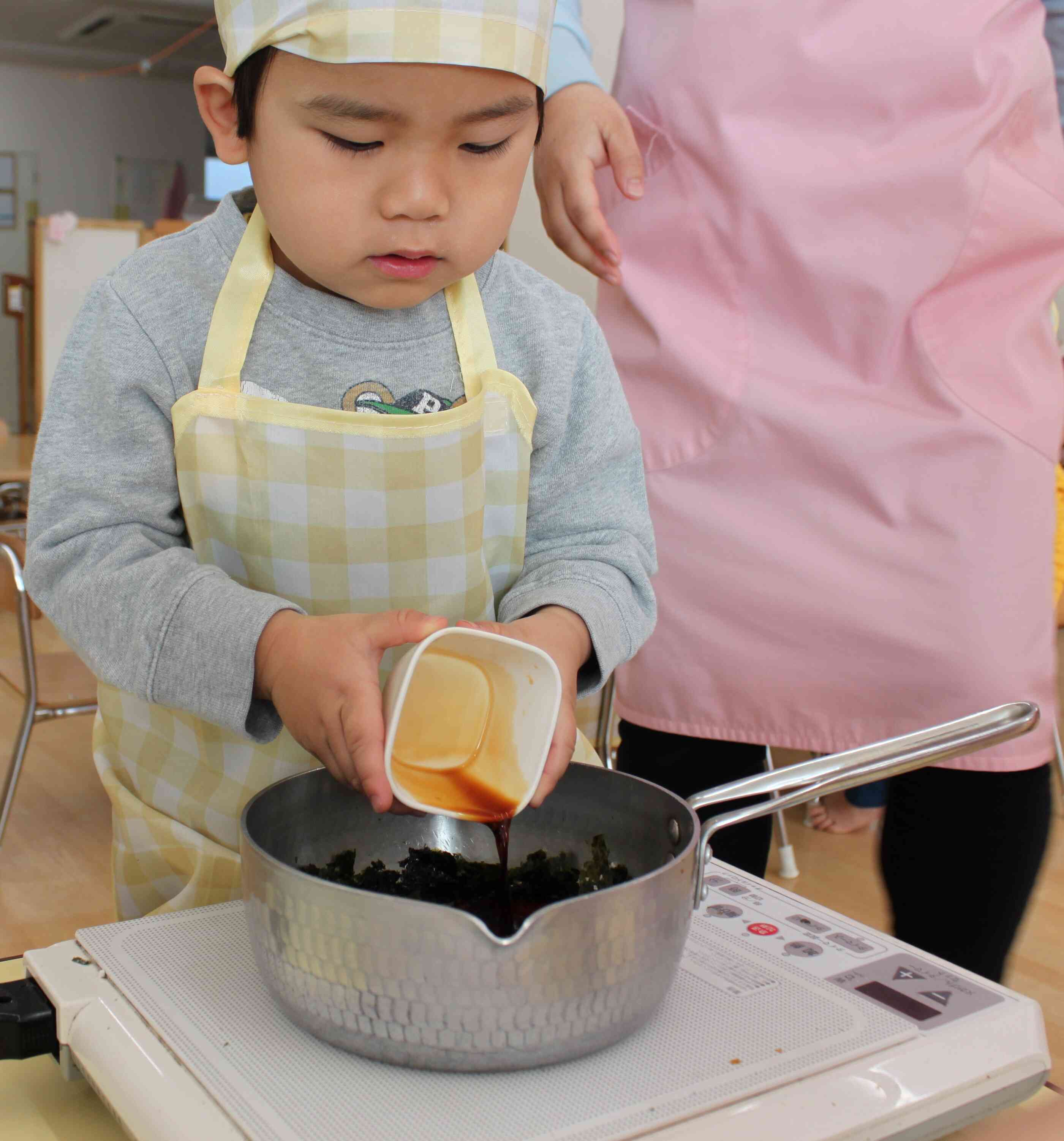 お醤油も入れます～