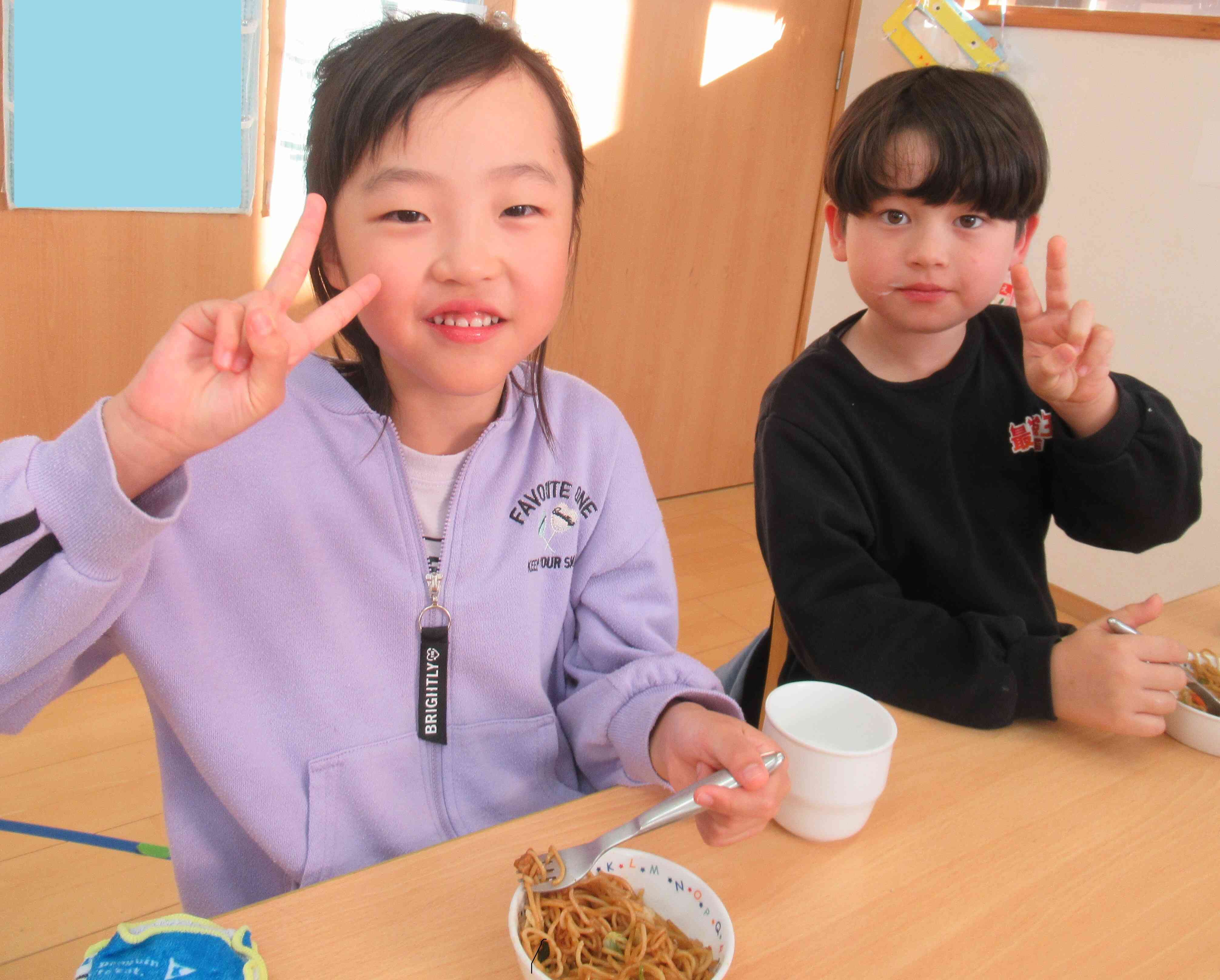 美味しい焼きそば、たくさんおかわりしたよ。