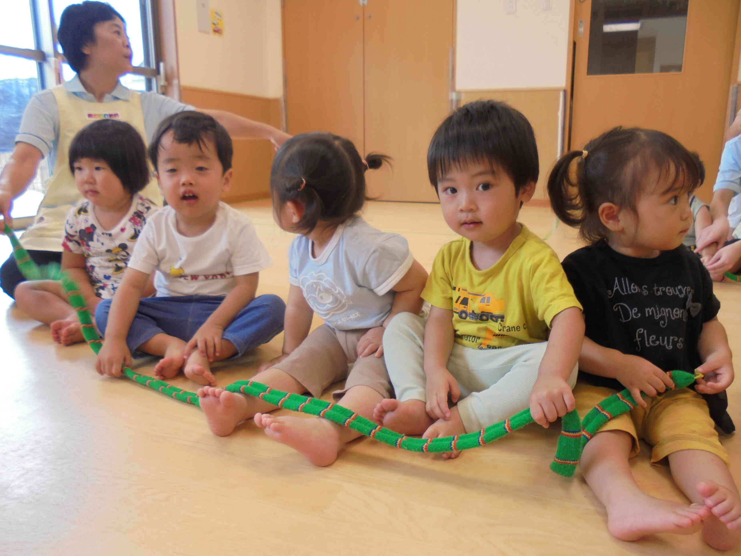 楽しいリトミックの時間です