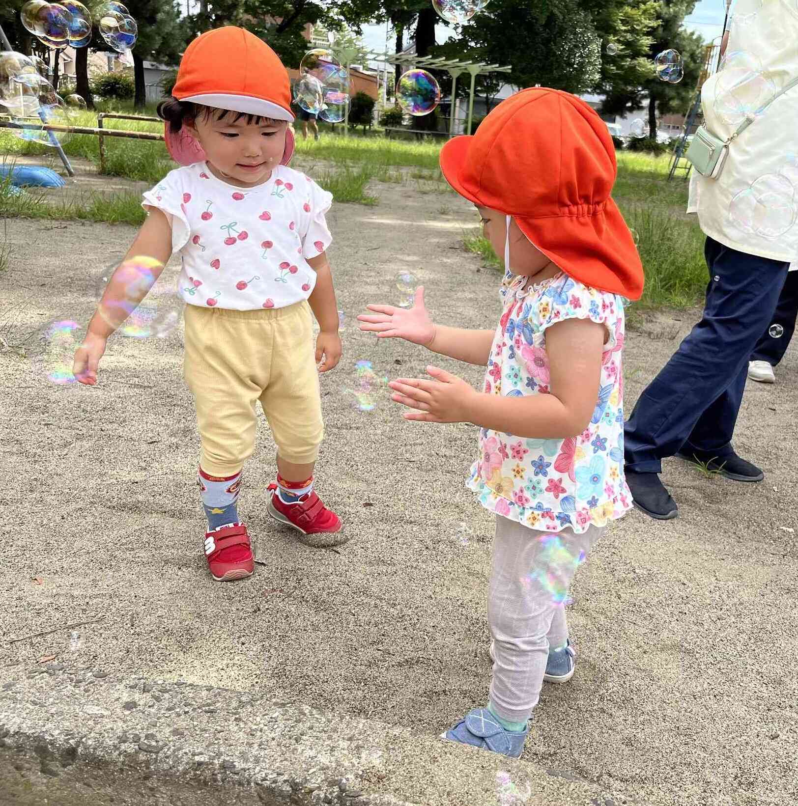 シャボン玉あそび