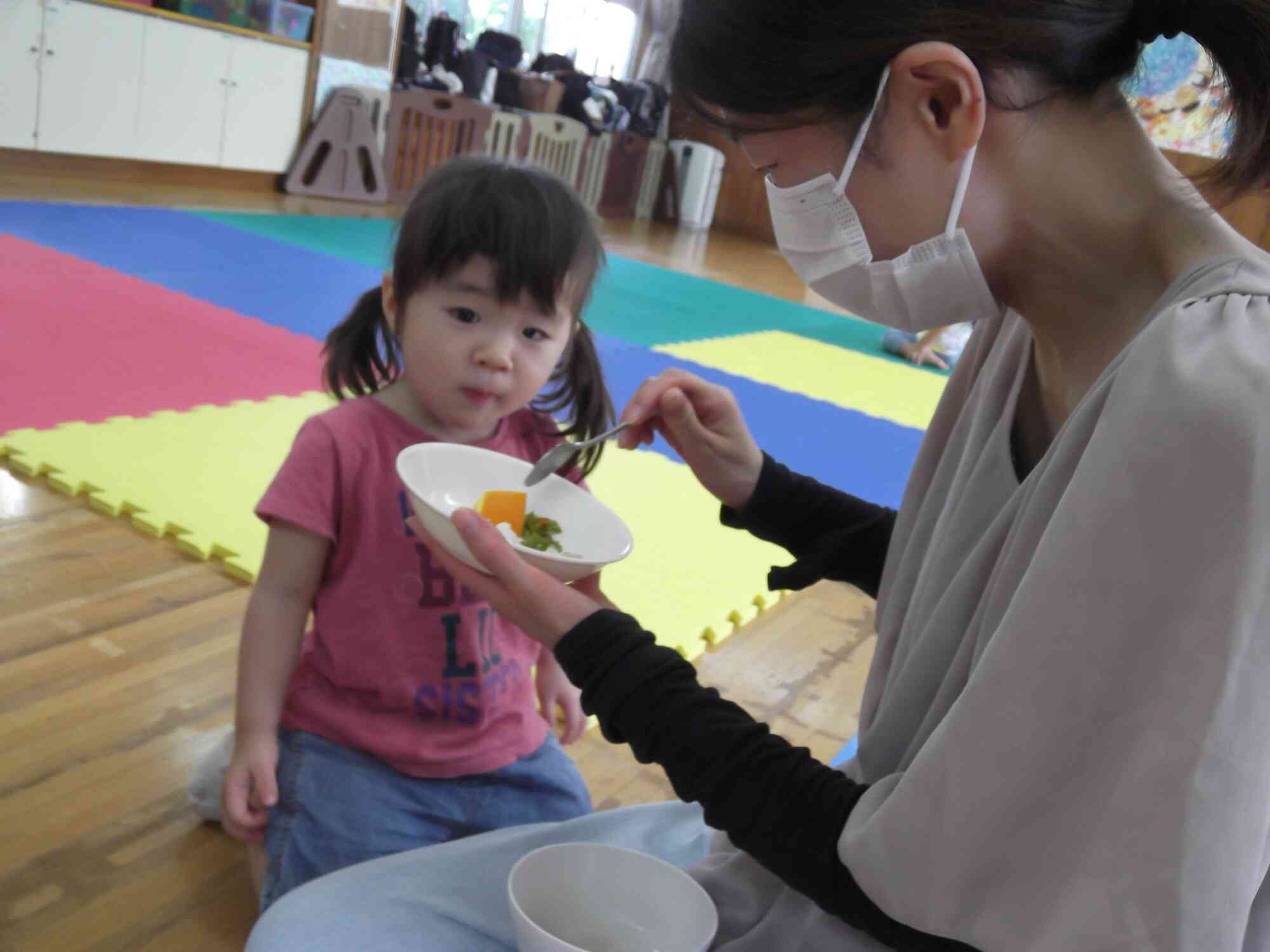 お野菜も食べれるよ☆