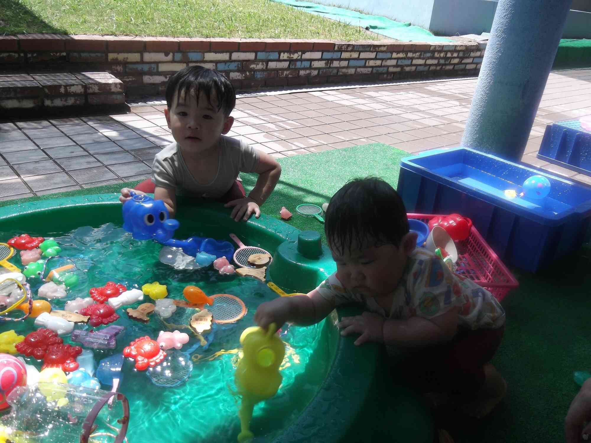 7月★水遊びで気持ちよく遊ぼう！