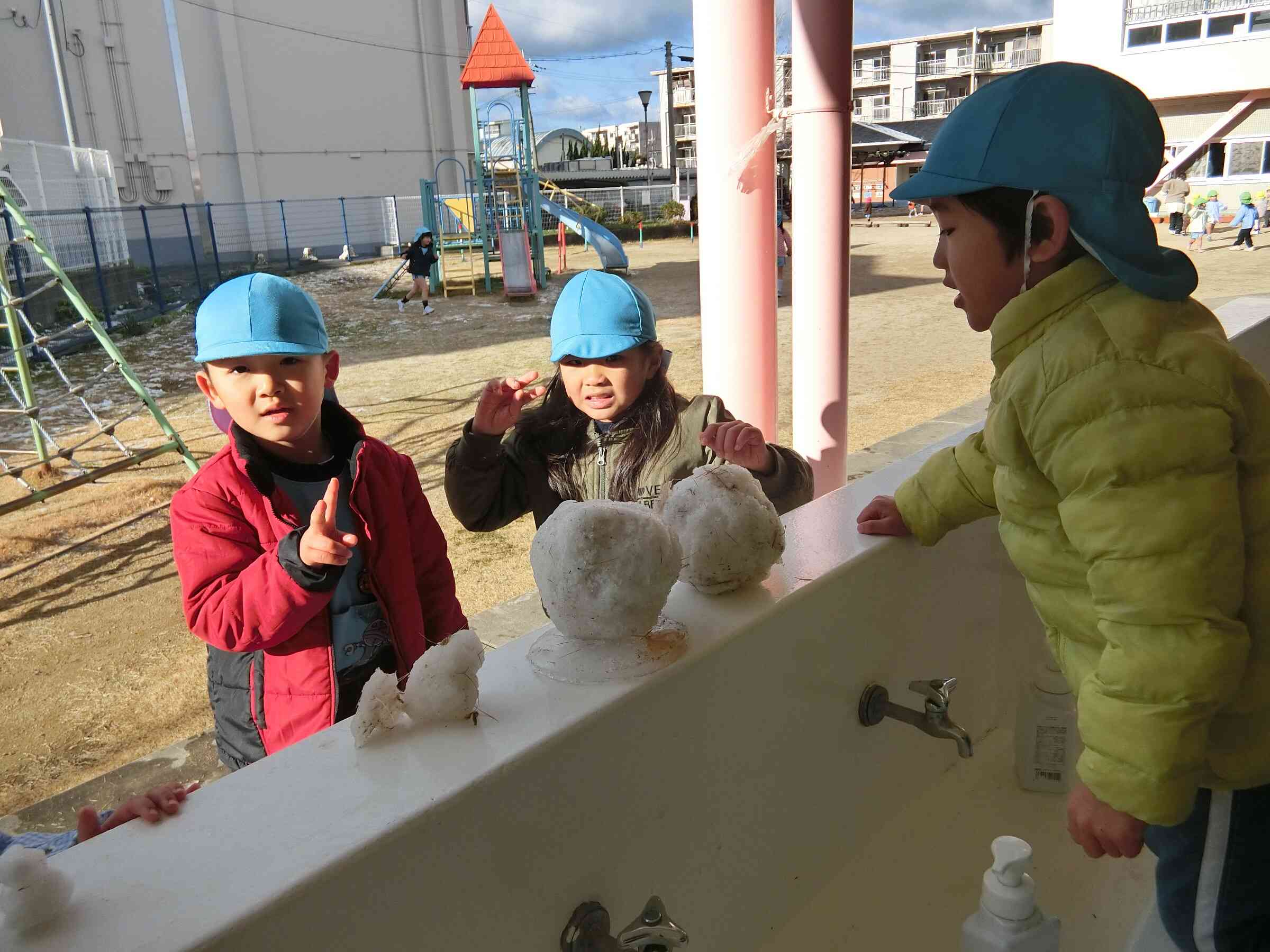 雪が積もったよ☆