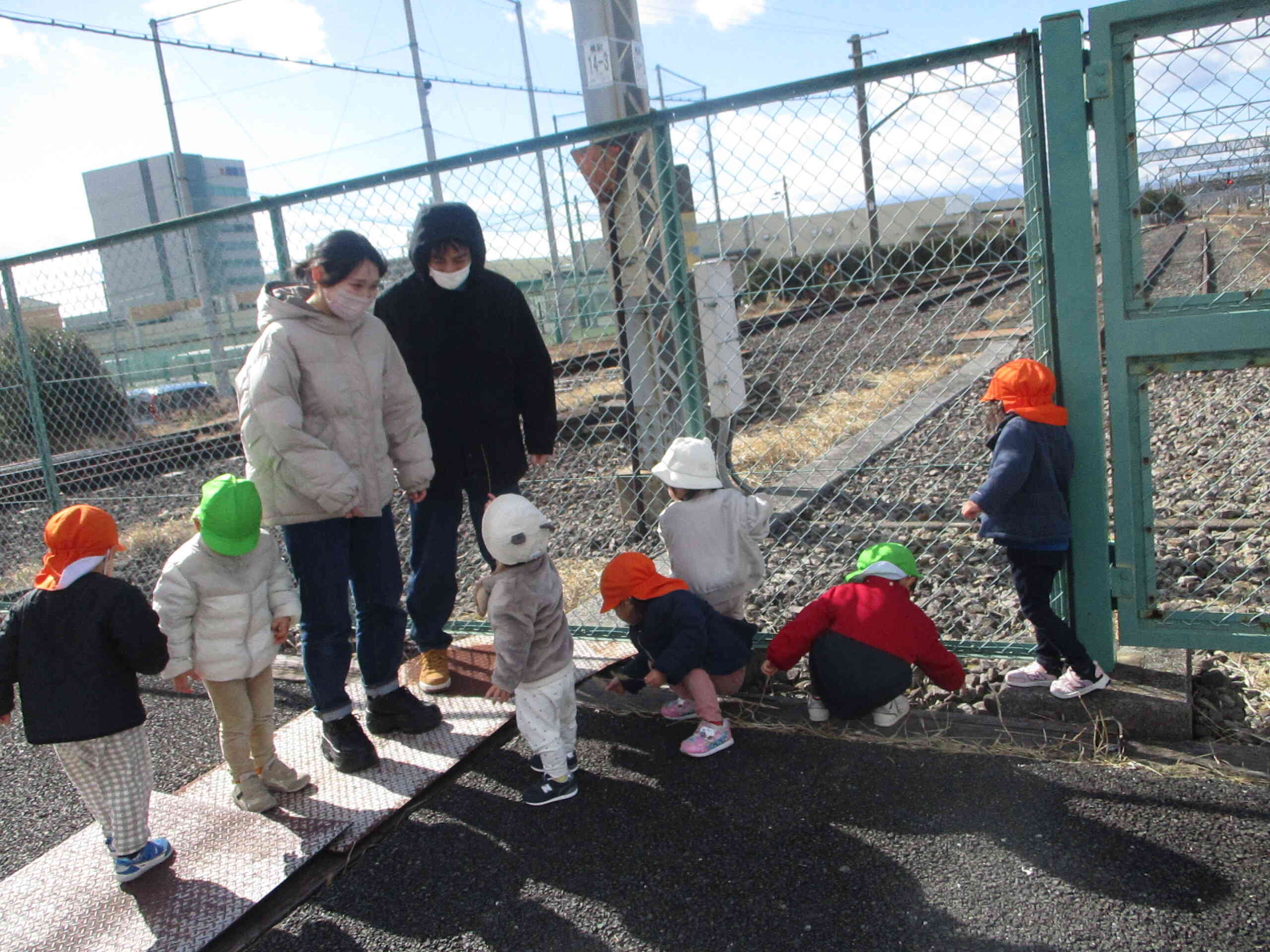 駅にお散歩