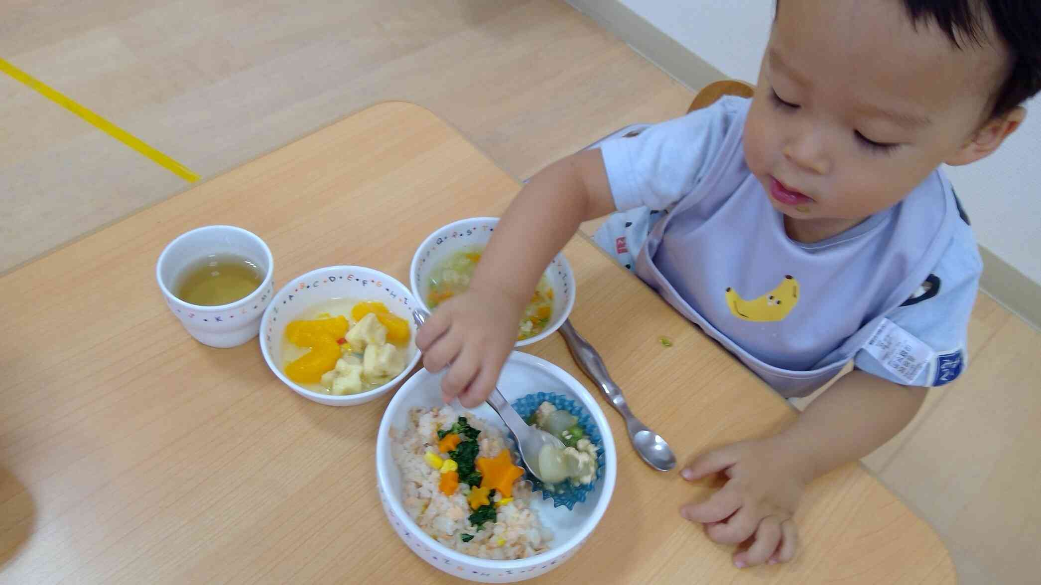 美味しい昼食、いただきます。