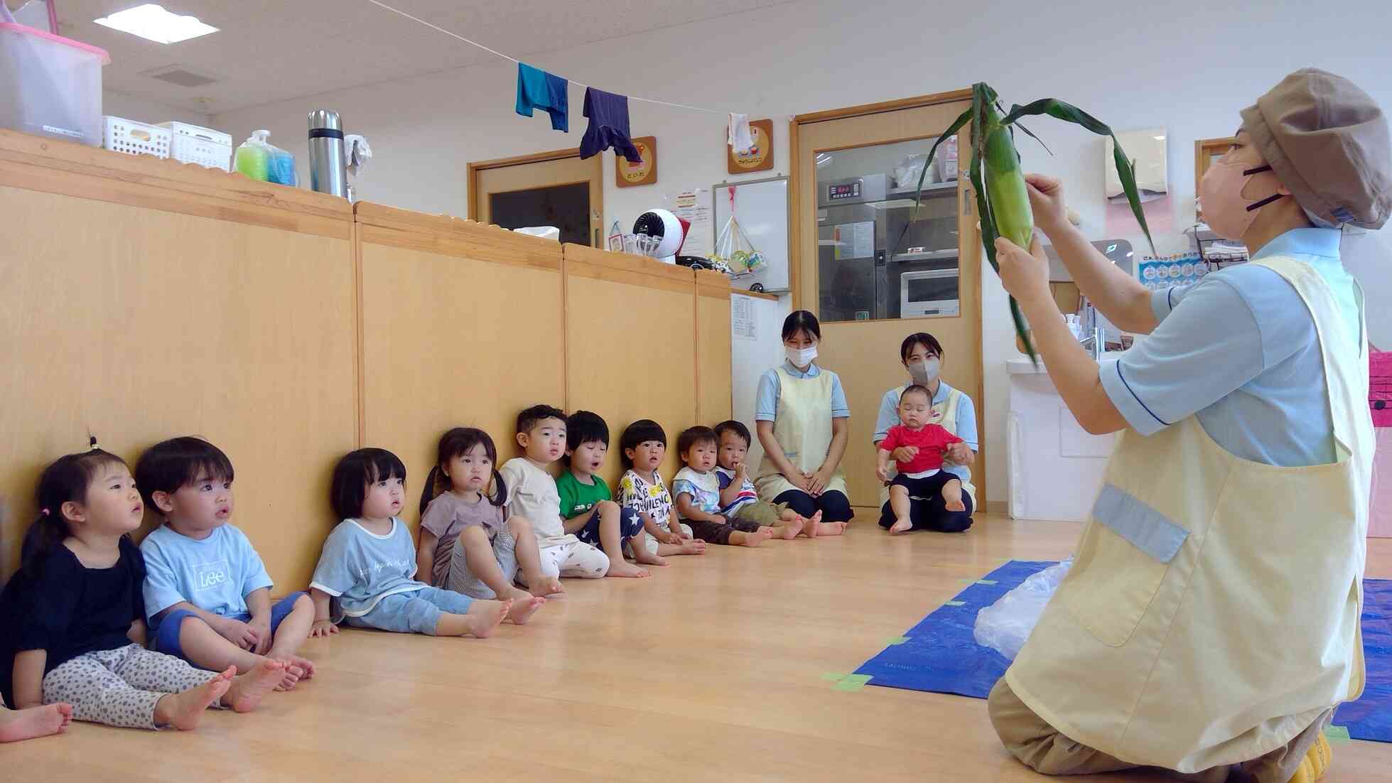 トウモロコシのお話の始まり。