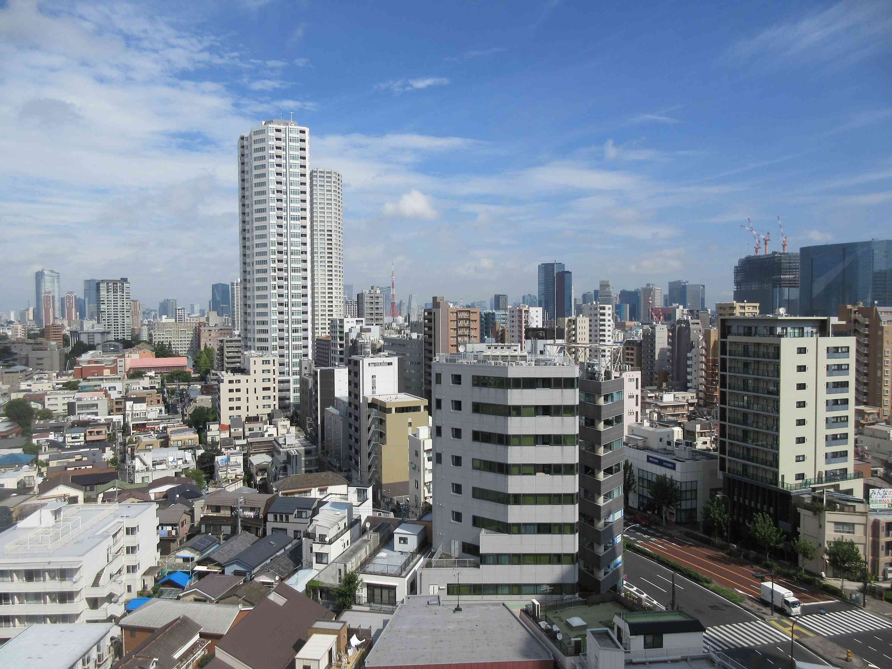 東京タワーも見えるよ！