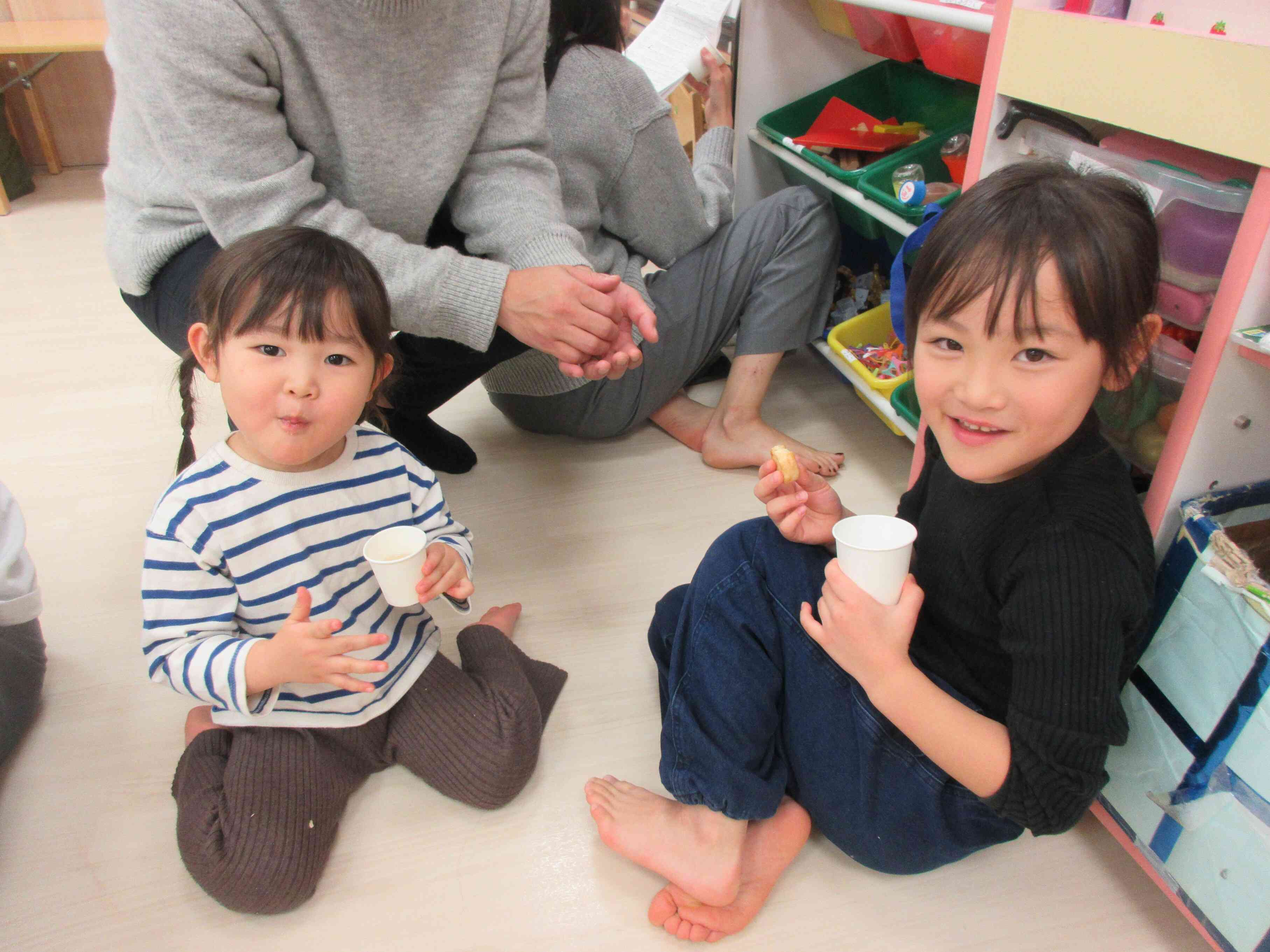 保育参加【3歳児　りす組　4歳児　ぱんだ組　5歳児　きりん組】