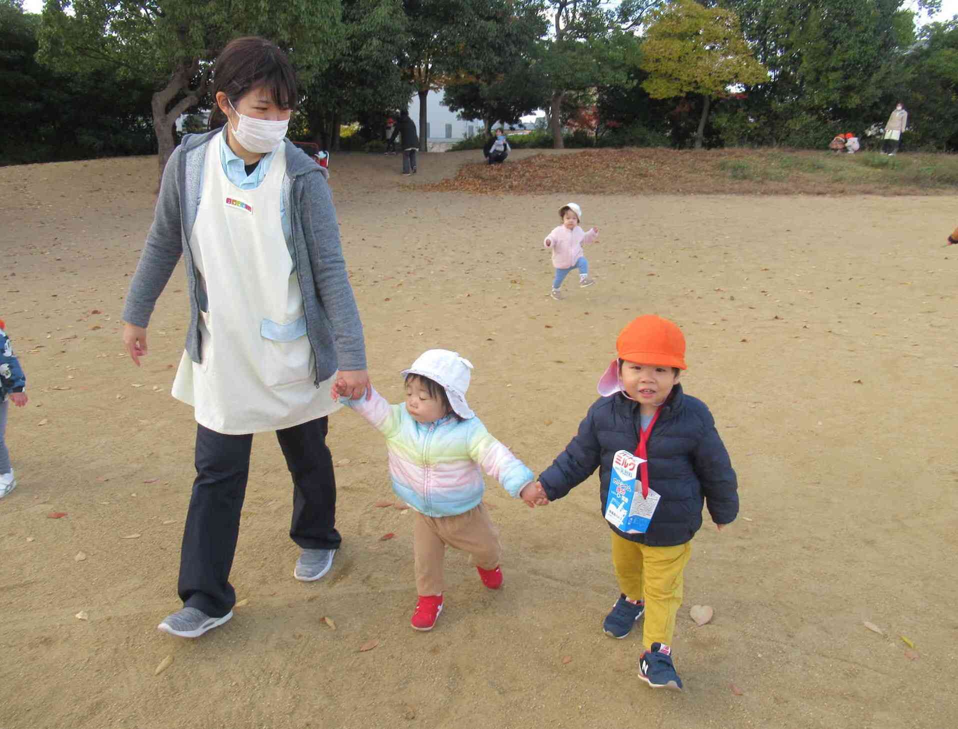 みんなで長池中央公園に行きました！