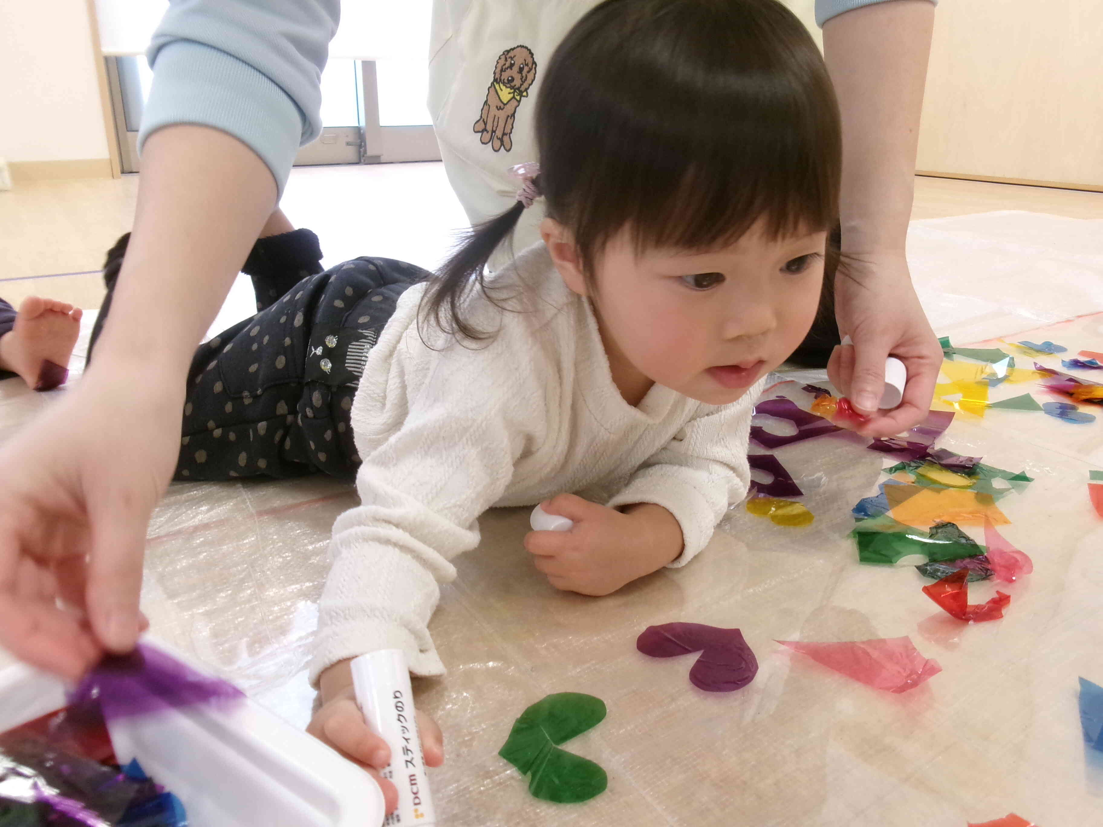 カラーセロハン、きれい！